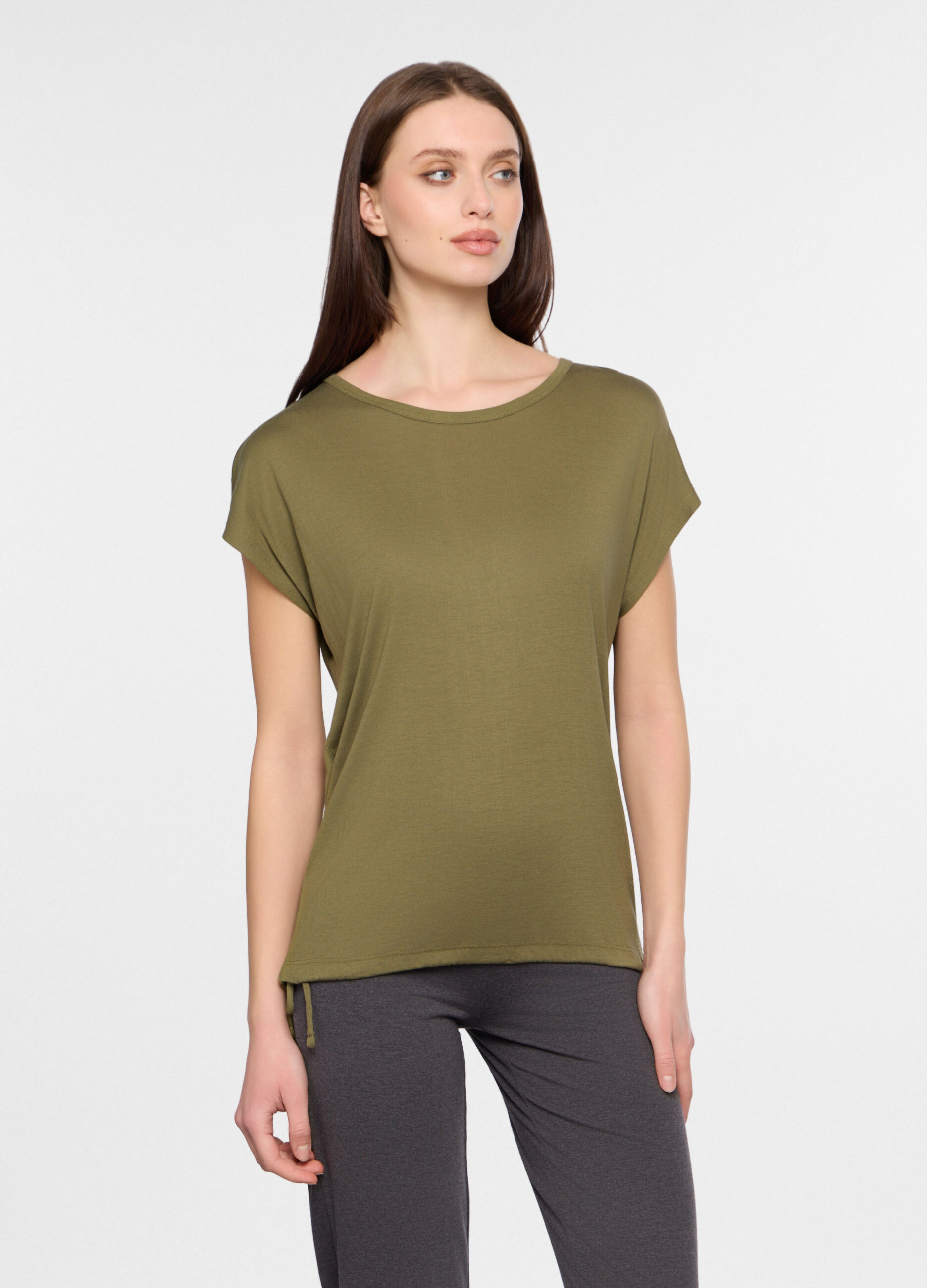 T-shirt girocollo donna_0