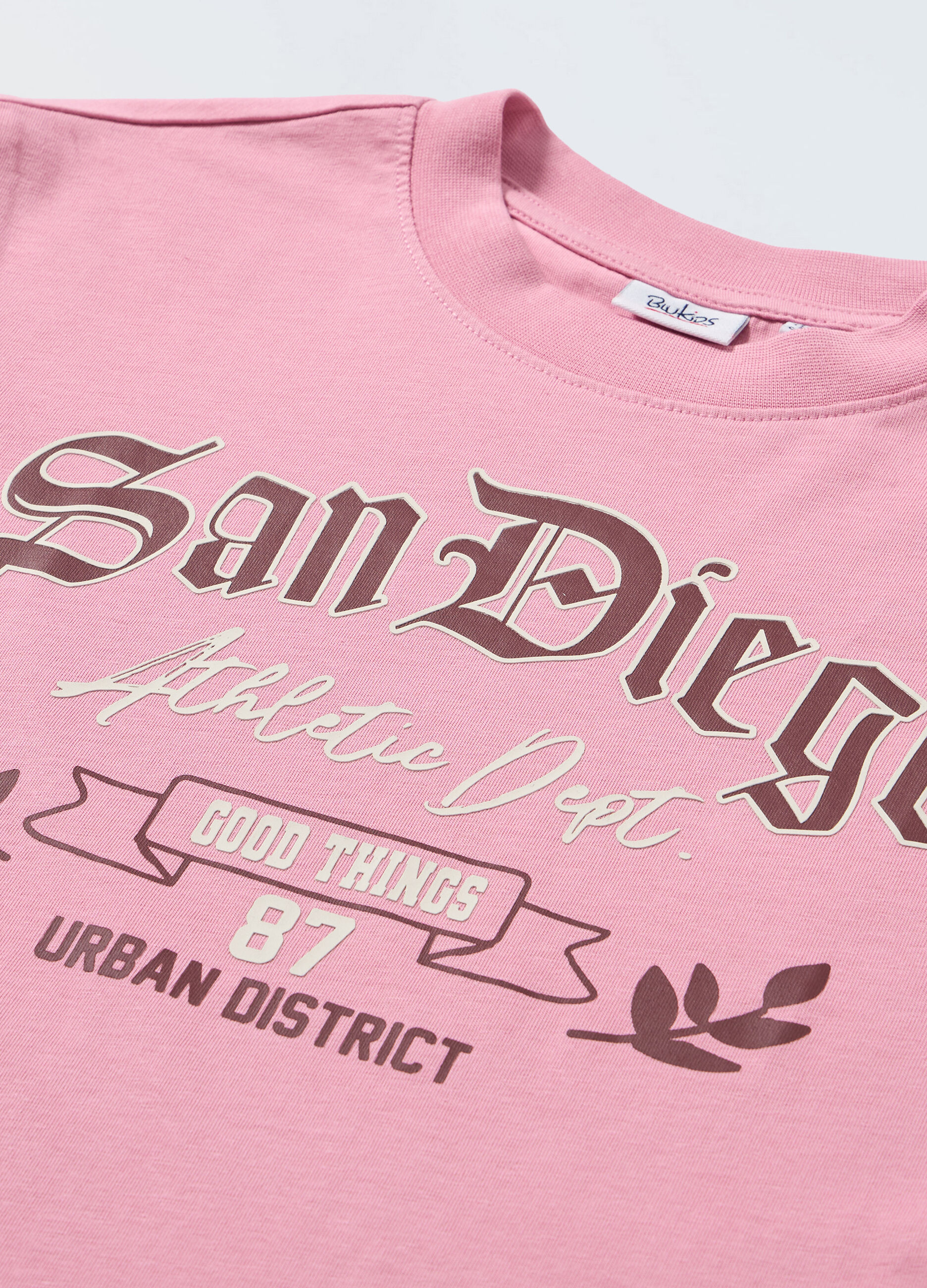 T-shirt a maniche lunghe in puro cotone ragazza_1