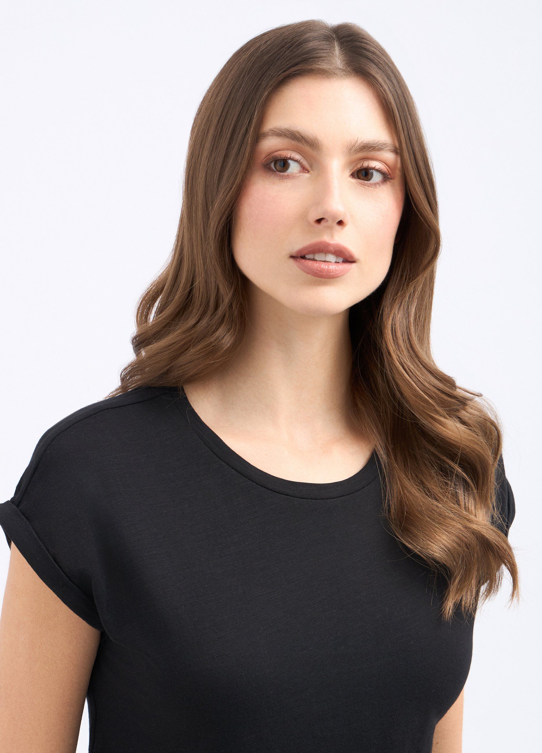 T-shirt in puro cotone donna_2