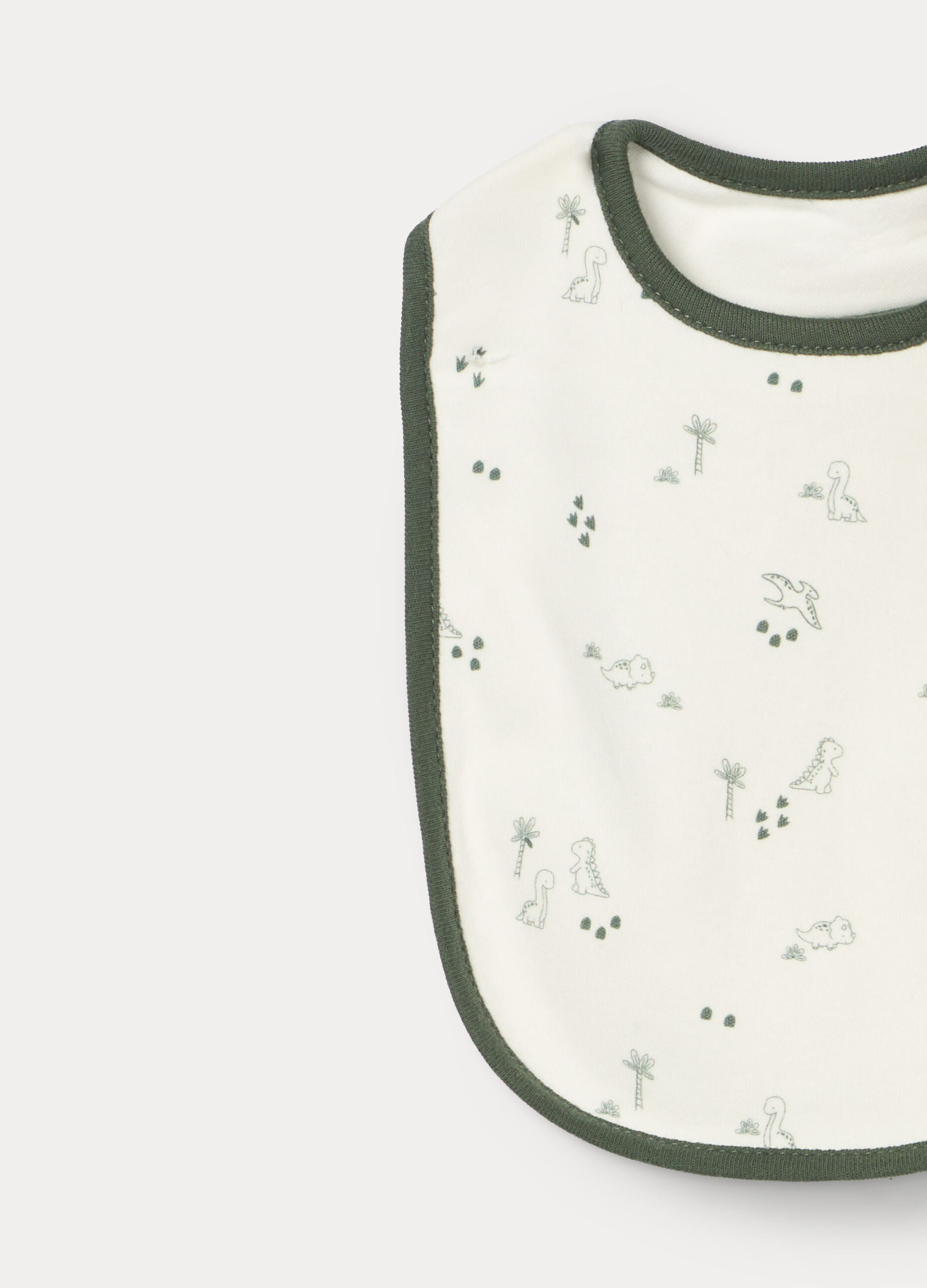 Pack 2 bavaglini in interlock di puro cotone neonato_2