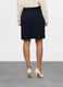 Gonna corta jacquard stretch donna_1