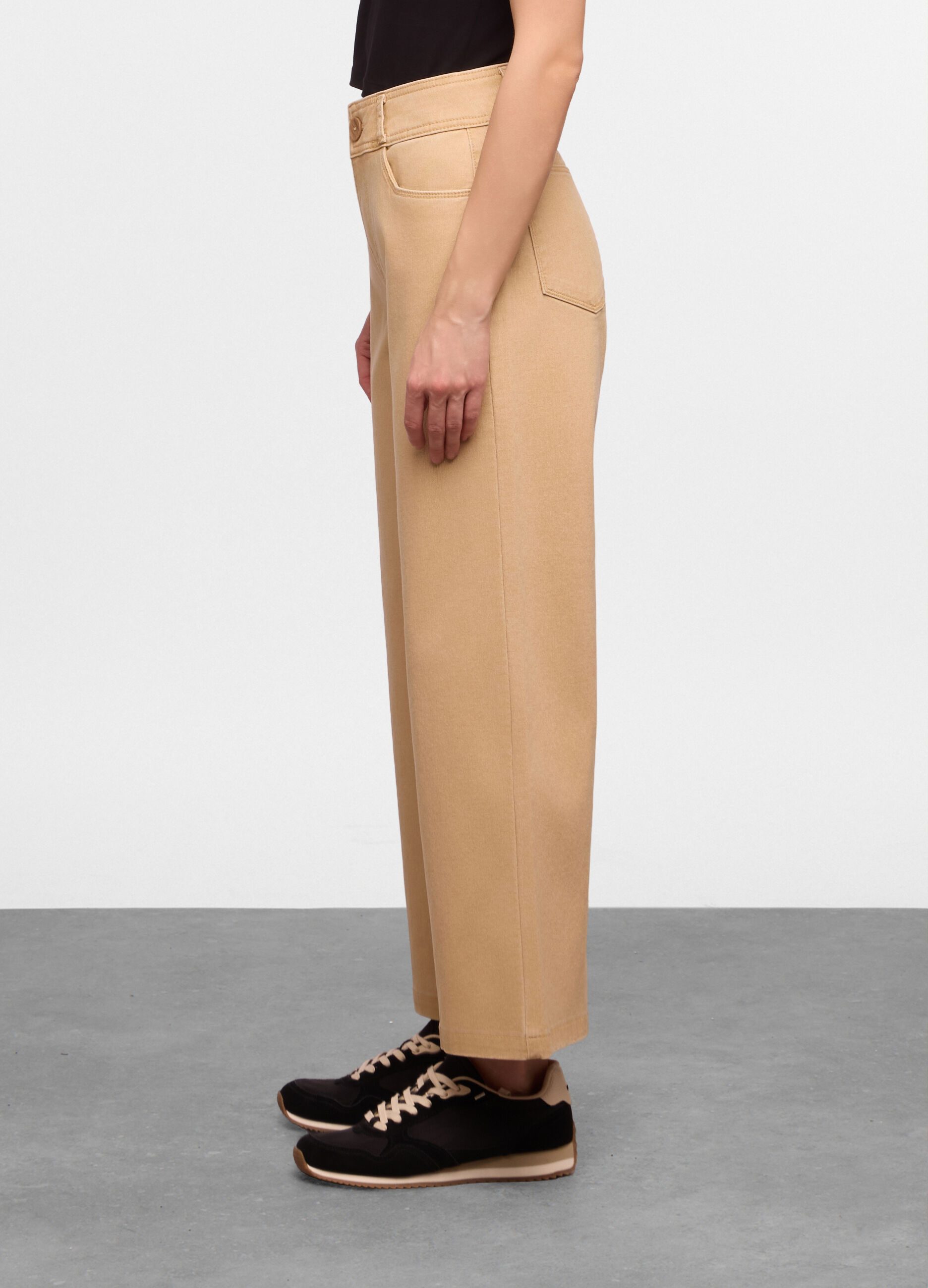 5 Tasche fit Culotte in cotone trattato donna_1