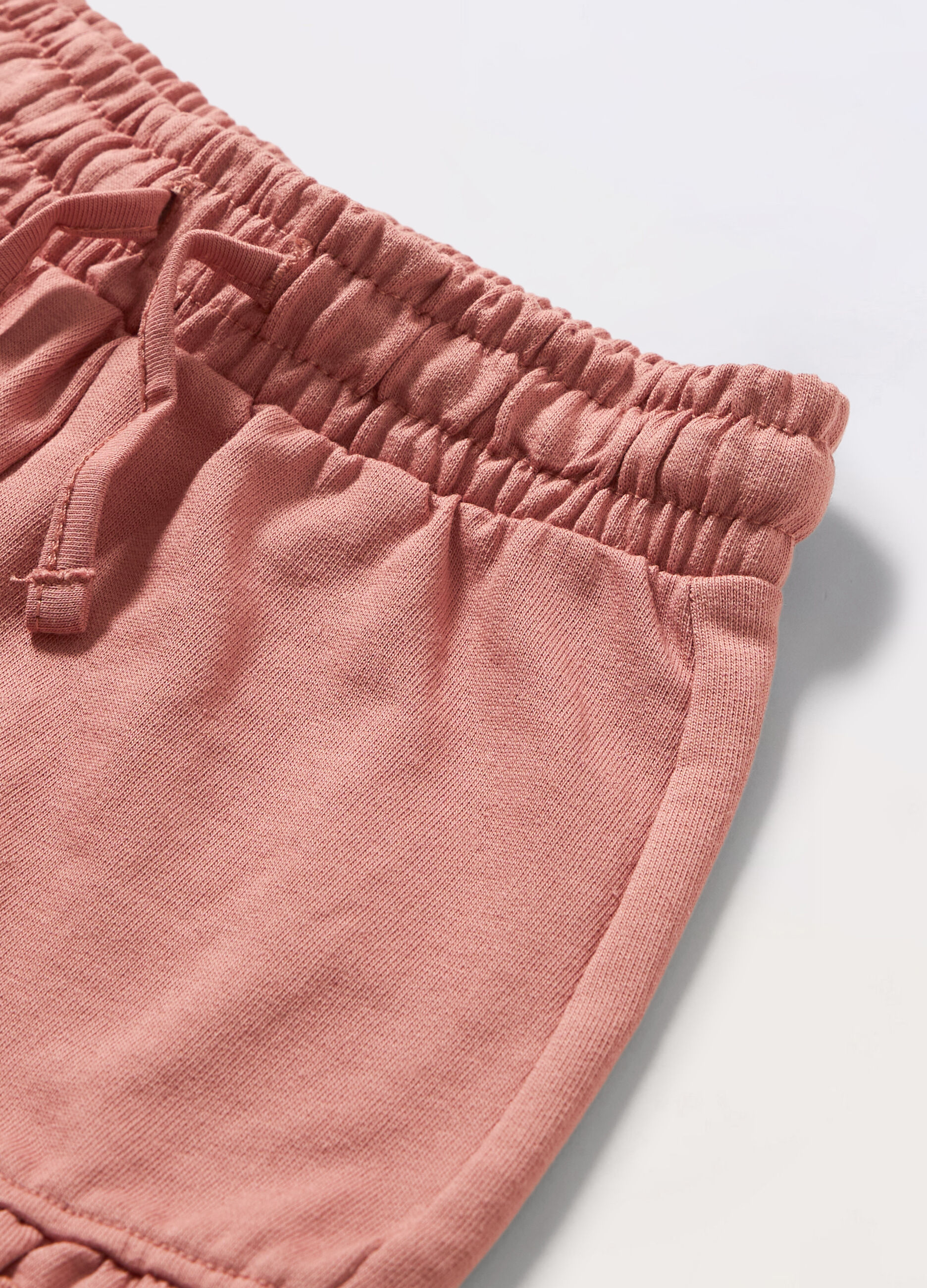 Shorts in french terry di puro cotone neonata_1