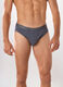 Slip in cotone stretch con logo uomo_1
