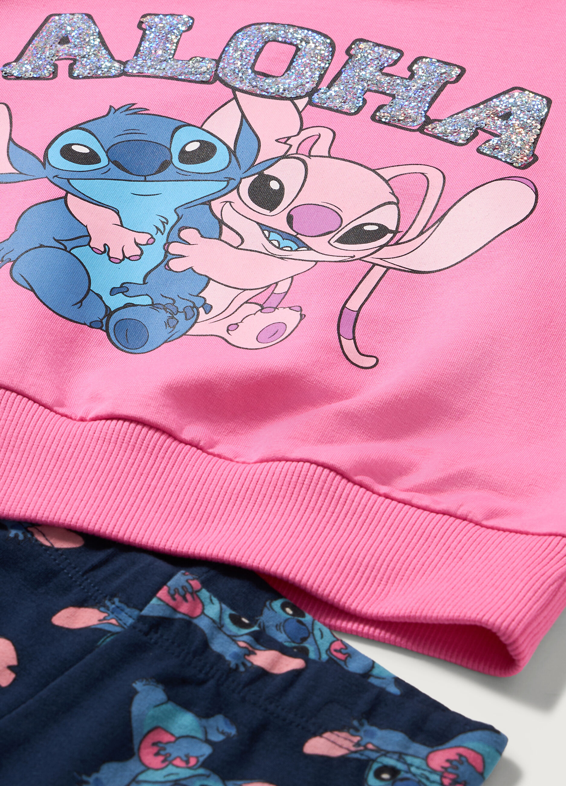 Jogging set in cotone stretch bambina_1