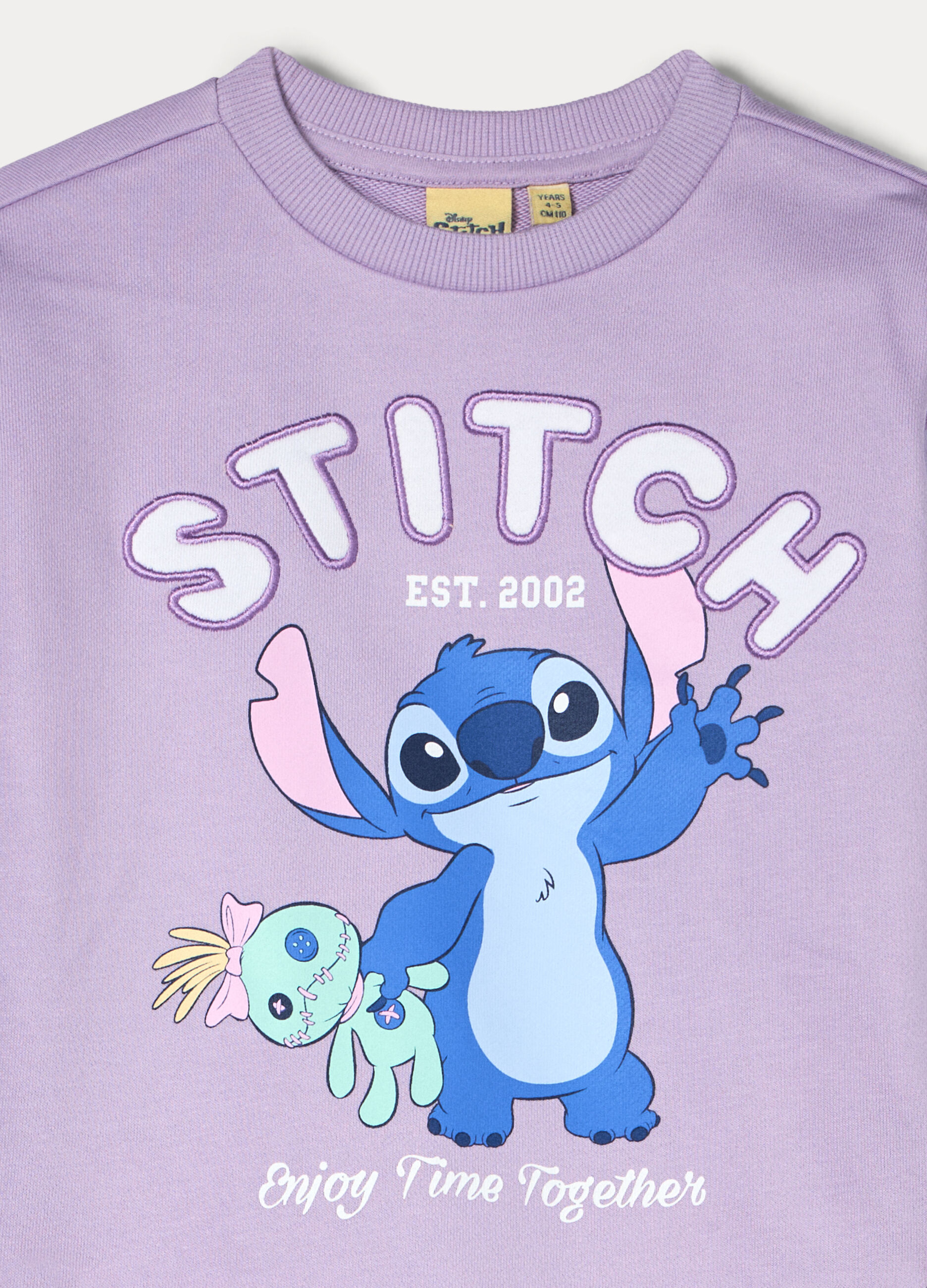 Jogging set Disney in french terry di misto cotone bambina_2