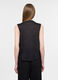 Blusa fit regular con scollo a V in puro cotone voile donna_1