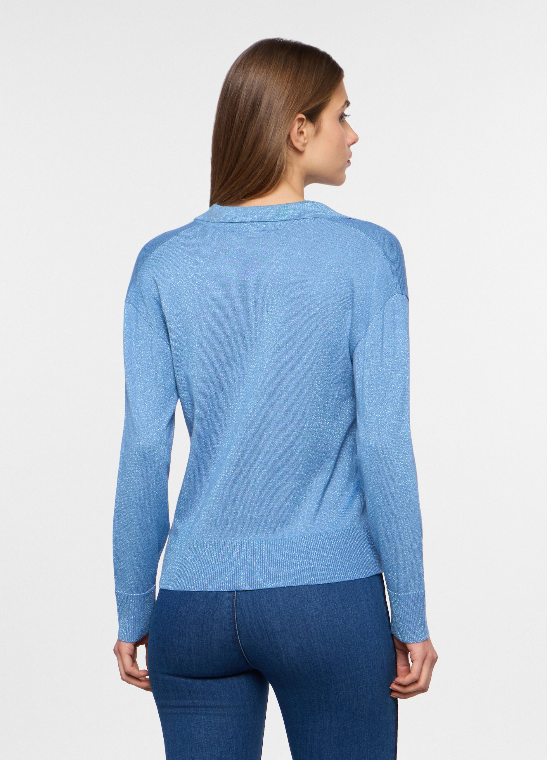 Polo tricot misto viscosa donna_1