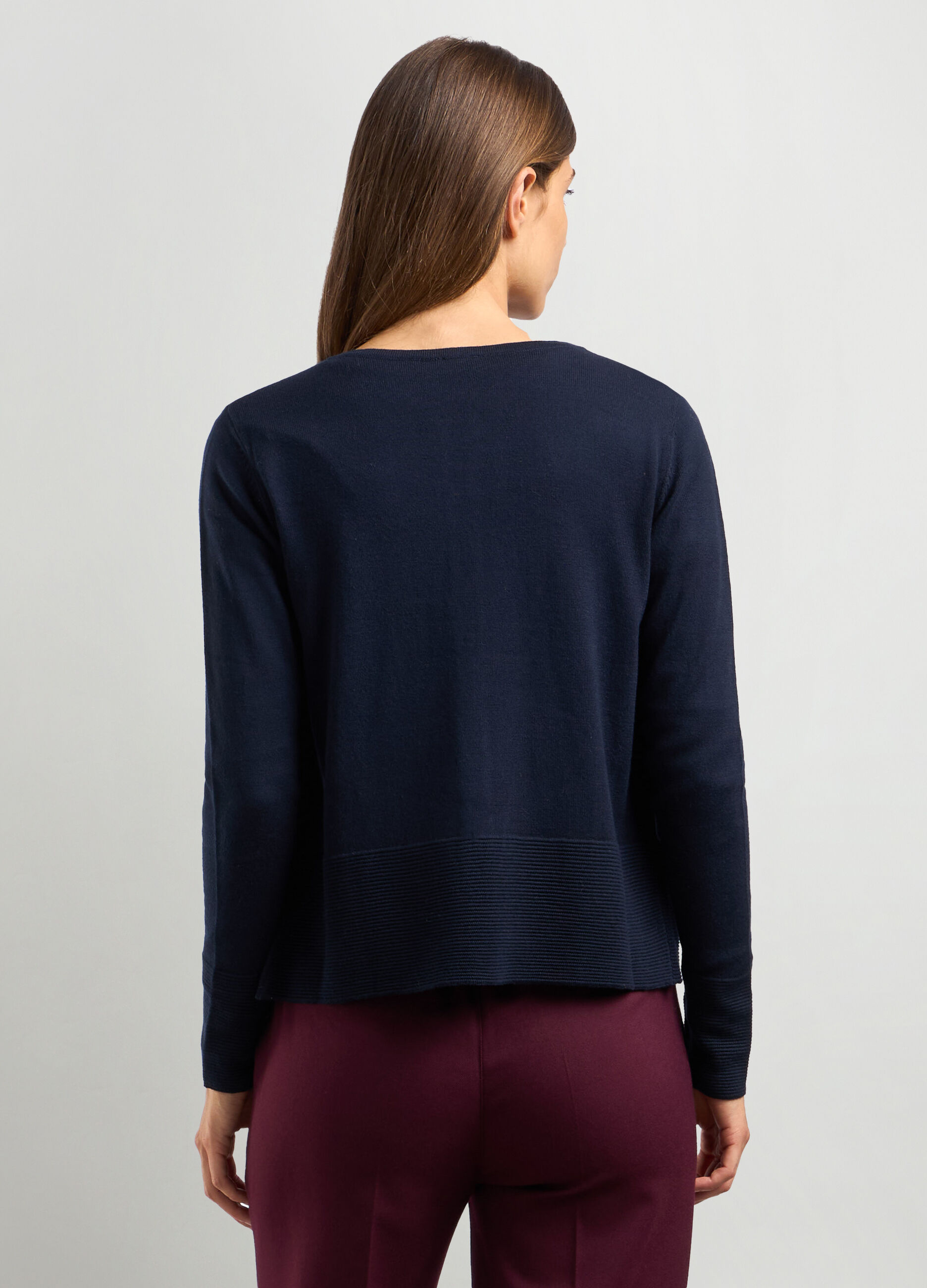Cardigan in misto cotone donna_1