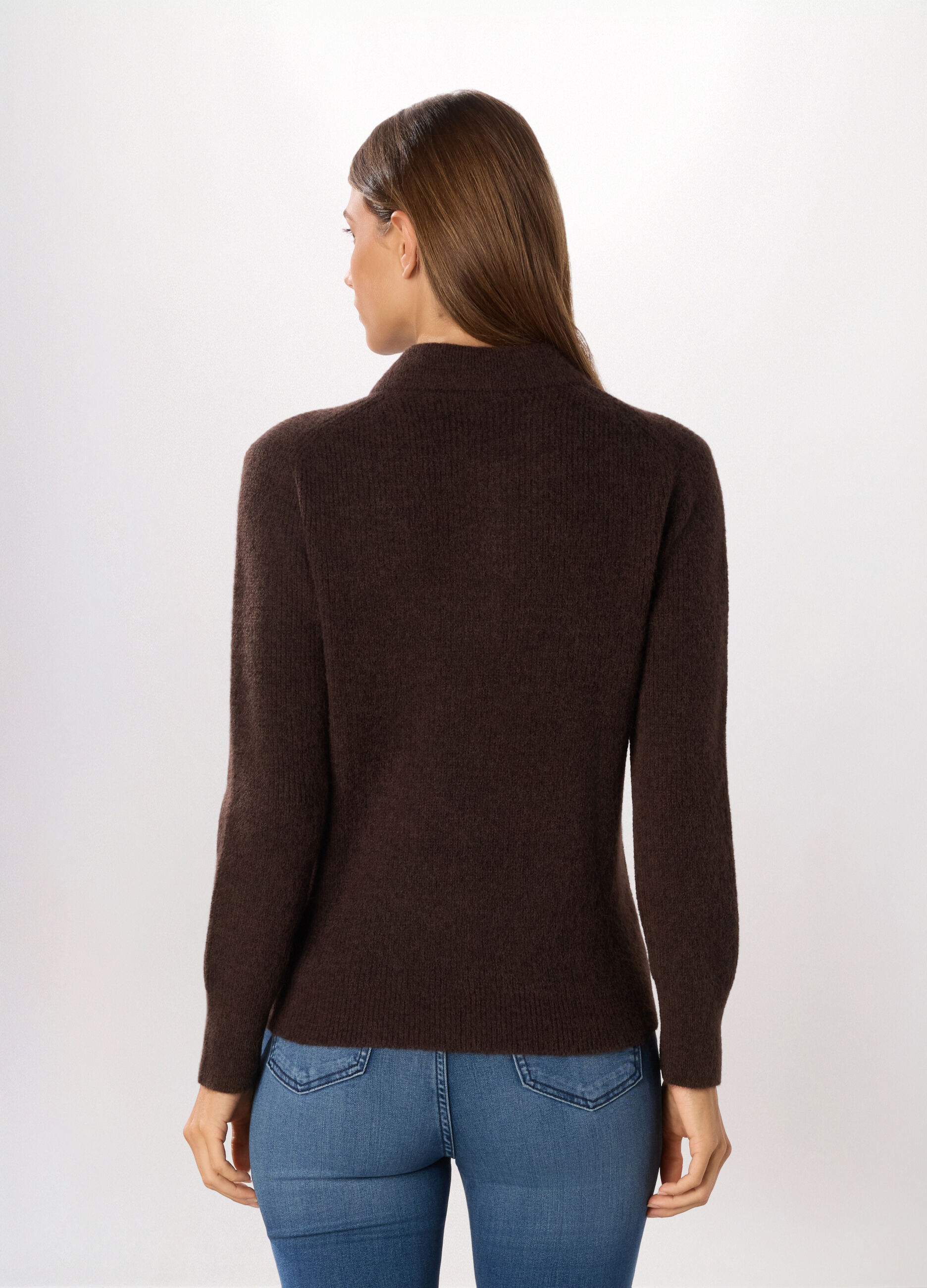 Polo tricot misto lana di alpaca donna_1