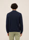 Maglione lupetto con mezza zip in misto cotone uomo_1