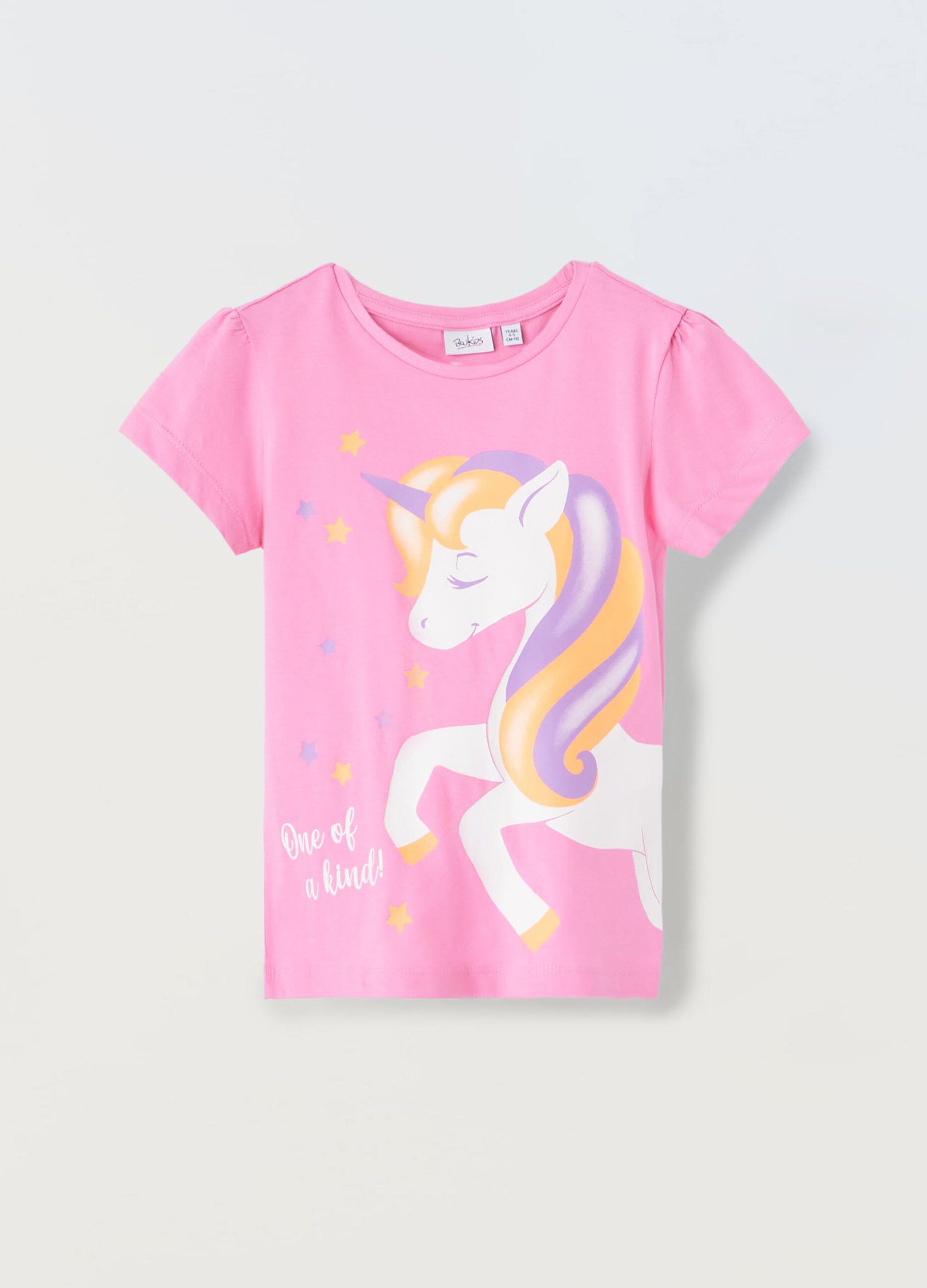 T-shirt in puro cotone bambina