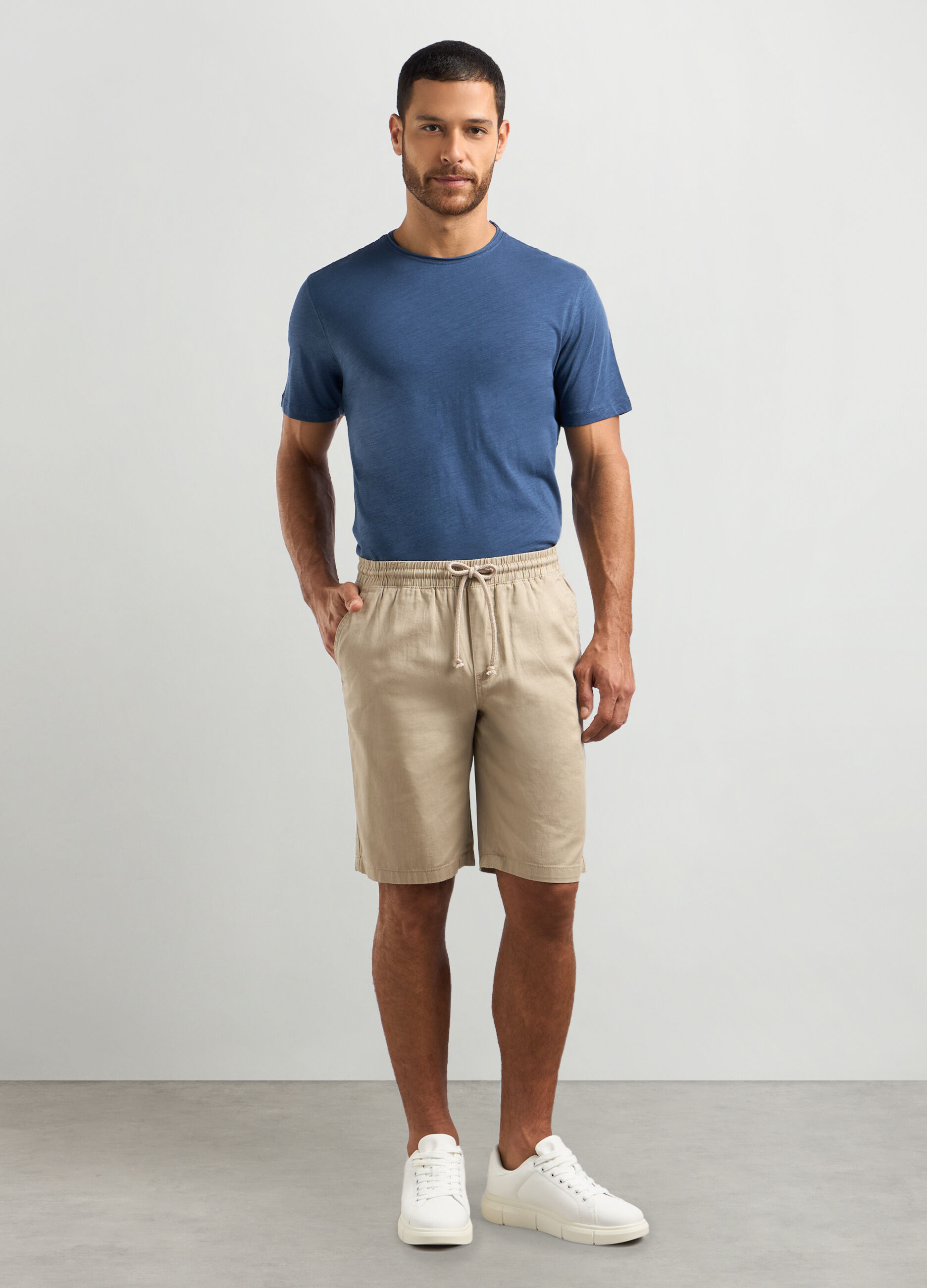Shorts in puro cotone uomo_0