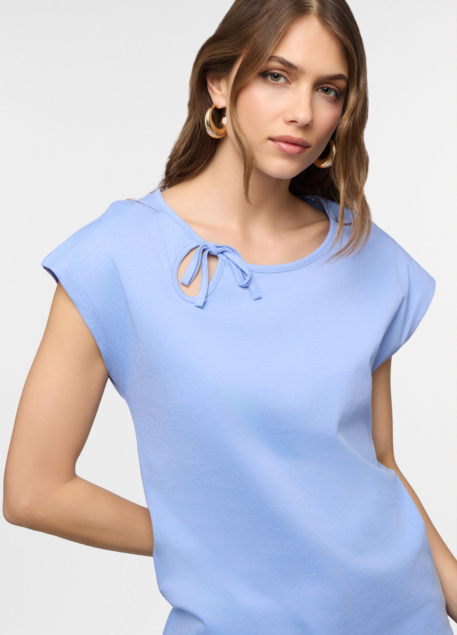 T-shirt girocollo donna_2