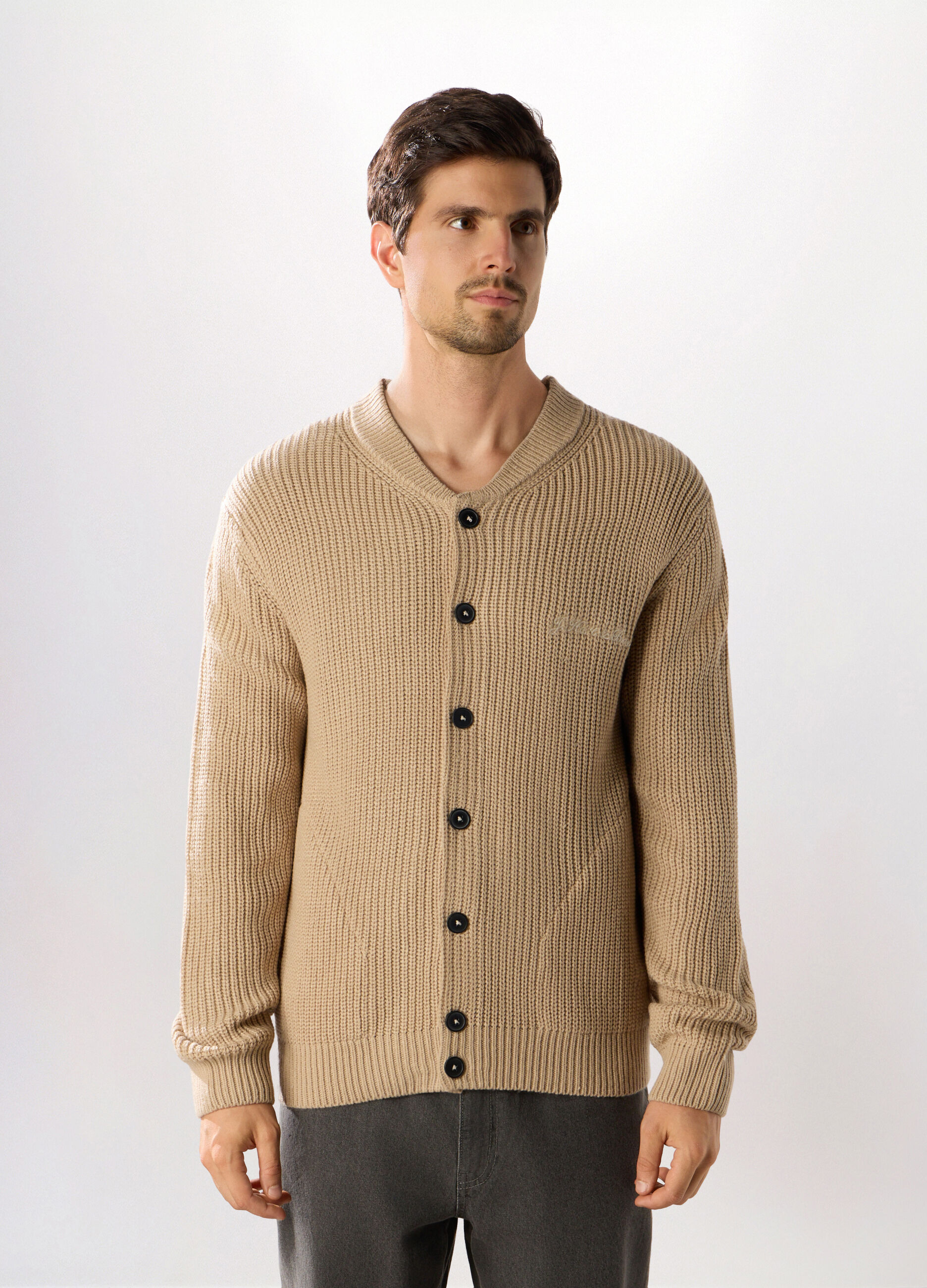 Cardigan a costa inglese uomo_0