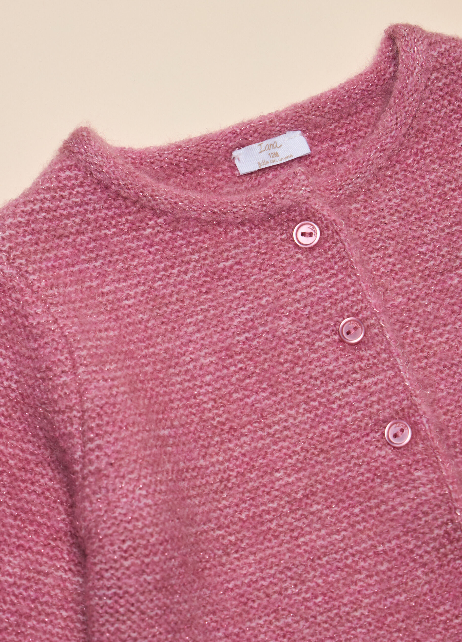 Cardigan tricot misto lana_1