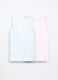 Pack 2 canotte in jersey di puro cotone bambina_1