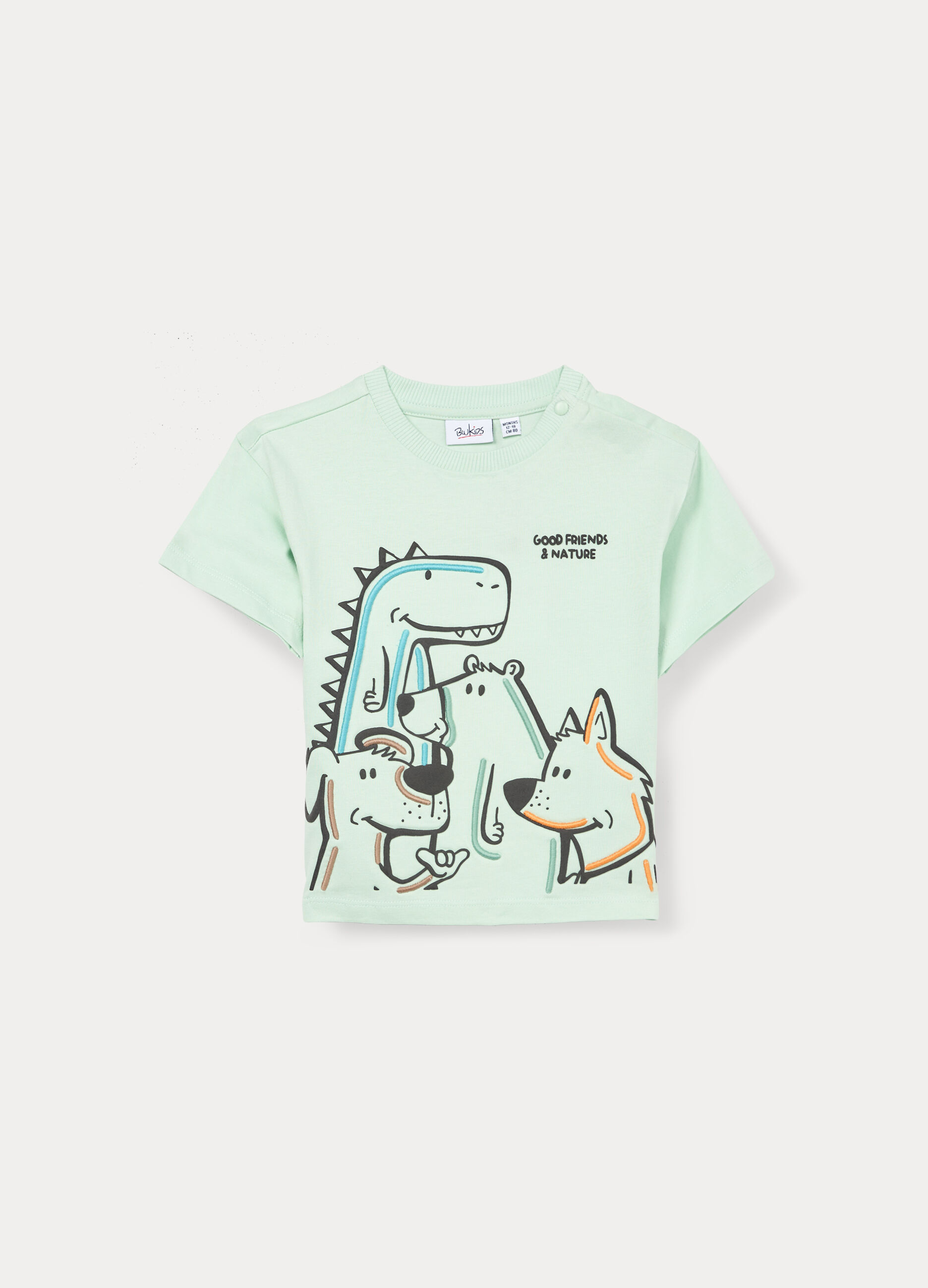 T-shirt in jersey di puro cotone bimbo_0