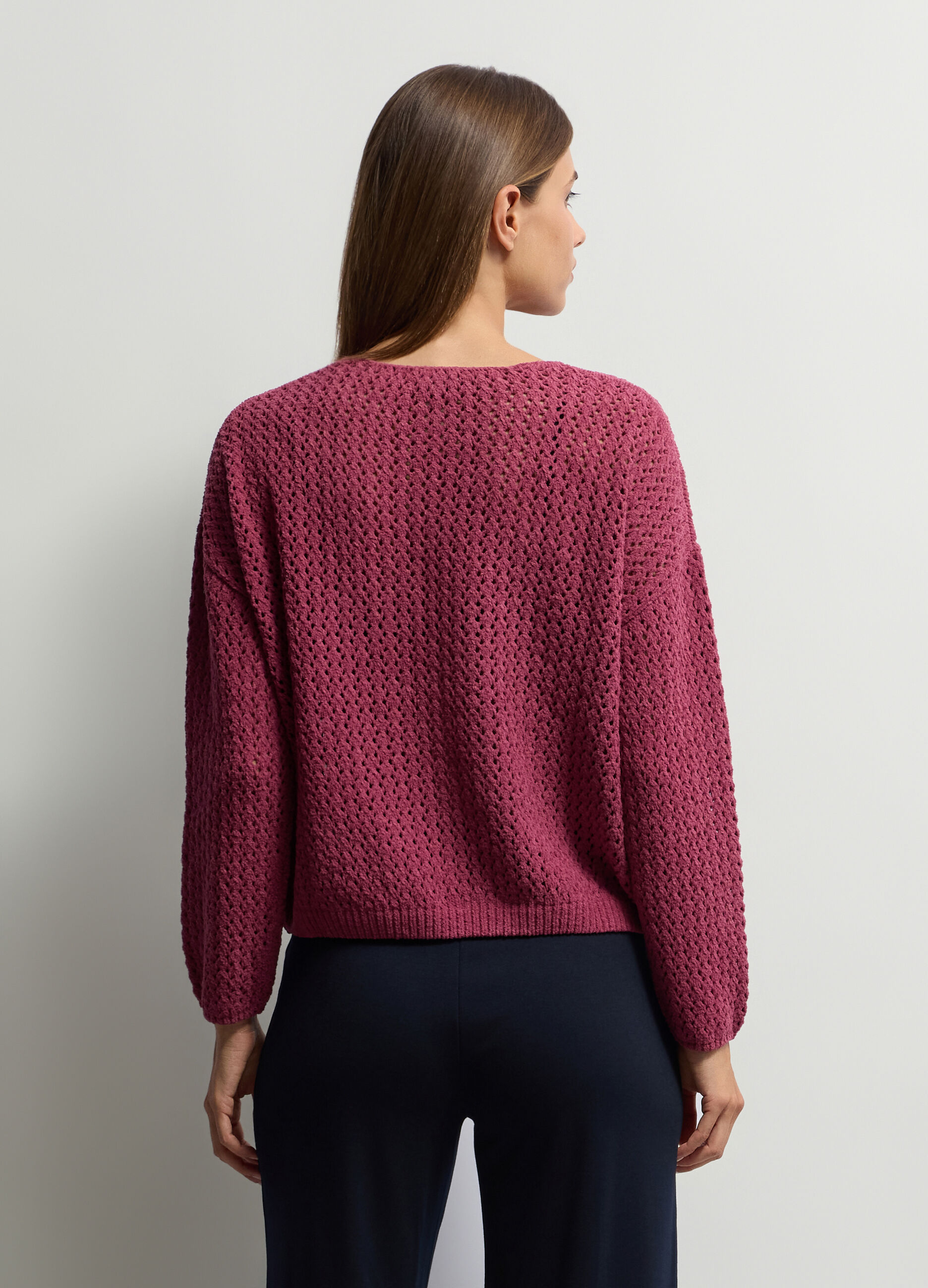 Maglione girocollo operato donna_1