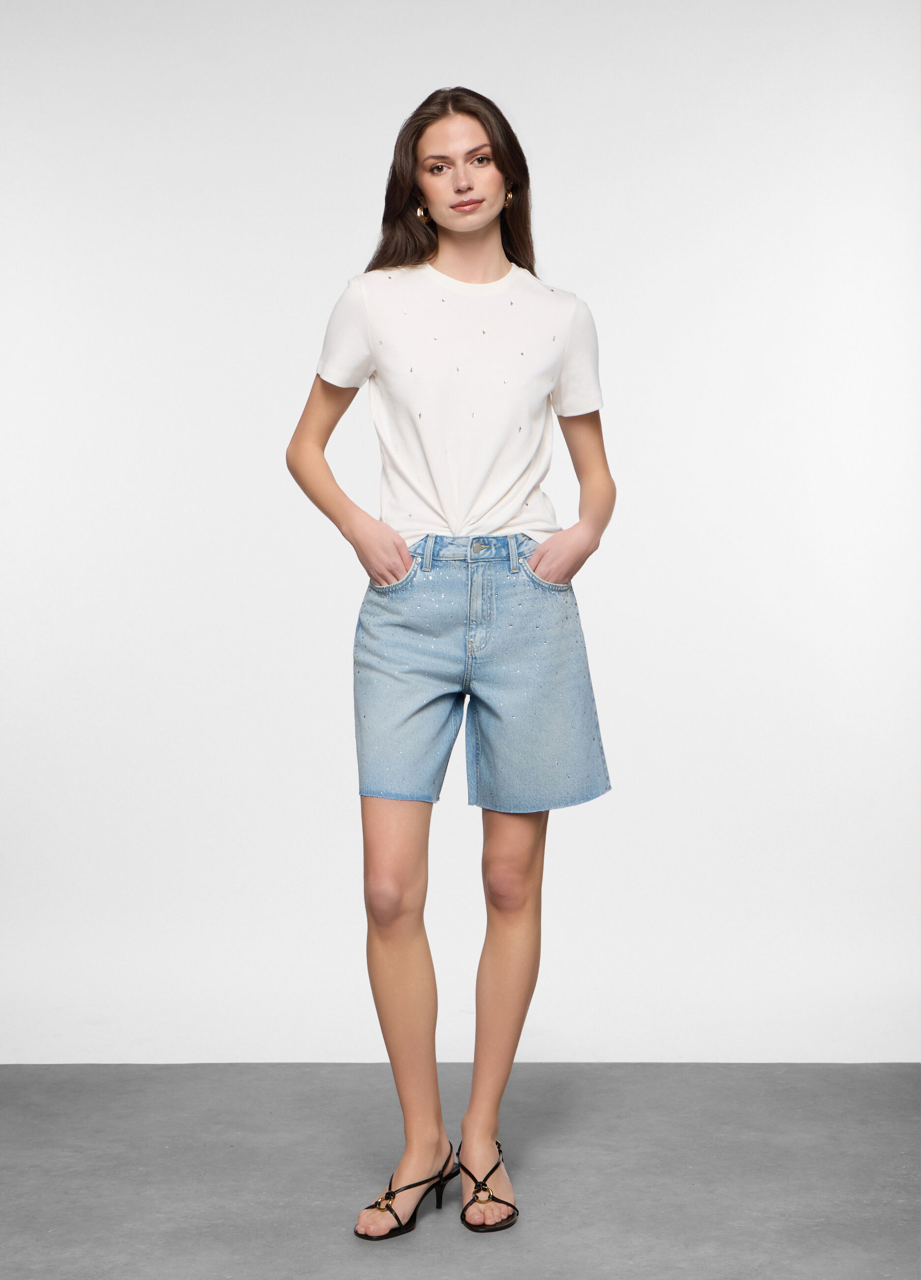 T-shirt girocollo donna_0