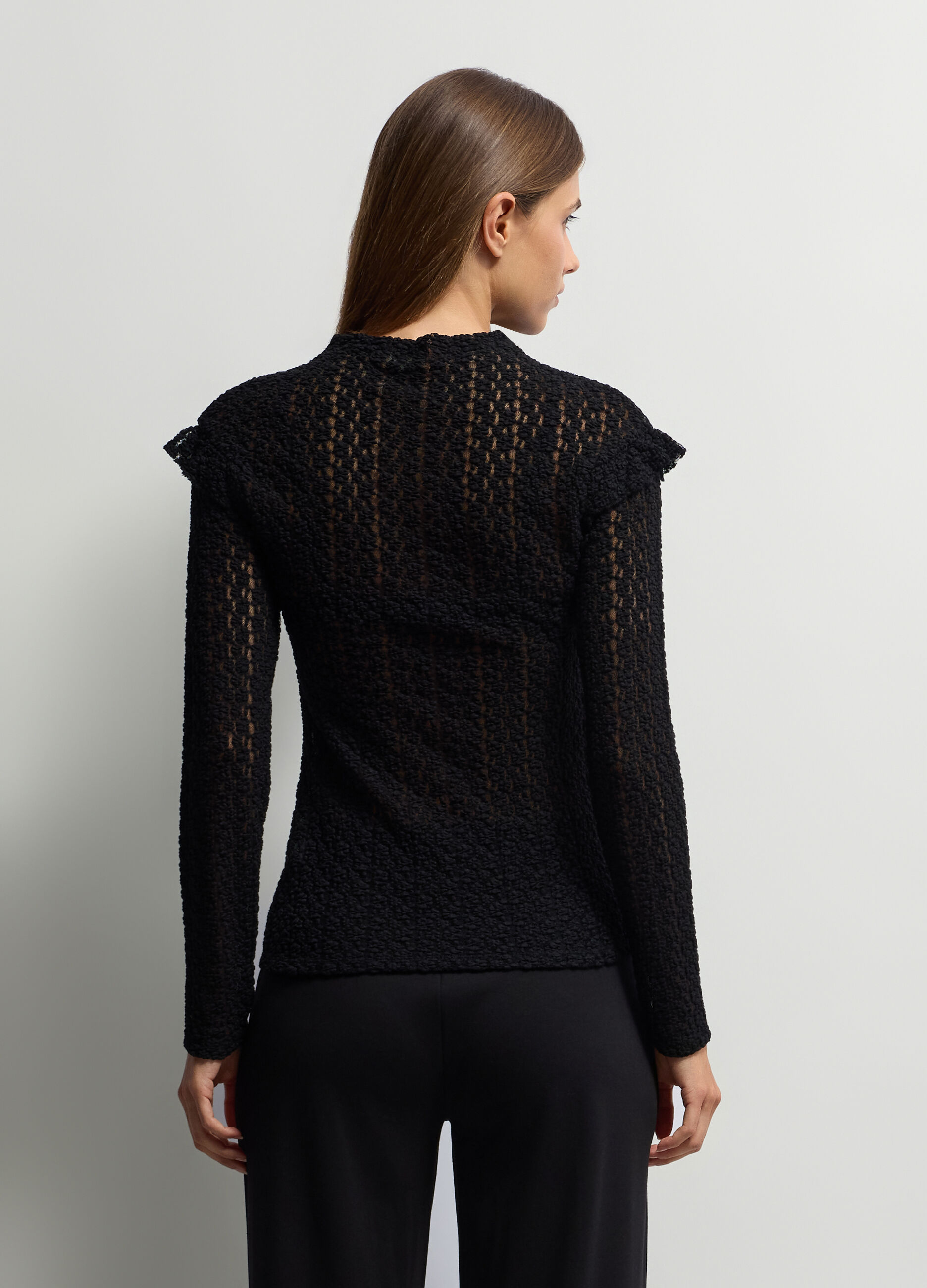 T-shirt Slim Fit girocollo stretch donna_1