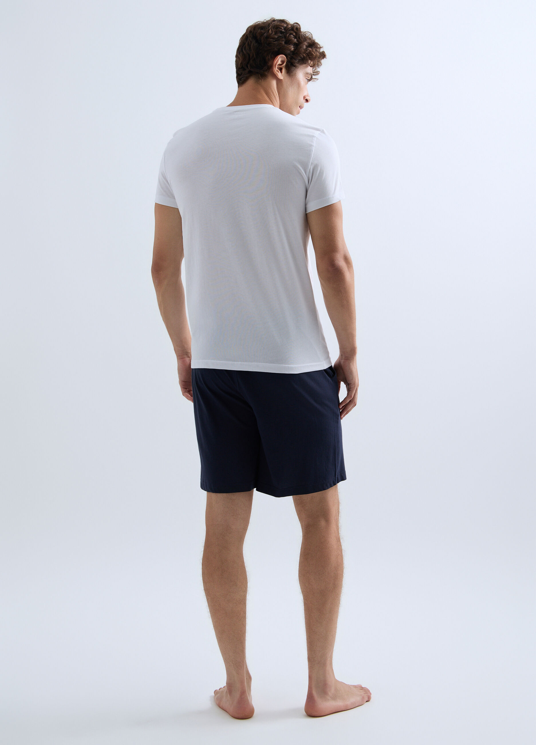 T-shirt girocollo in jersey uomo_1