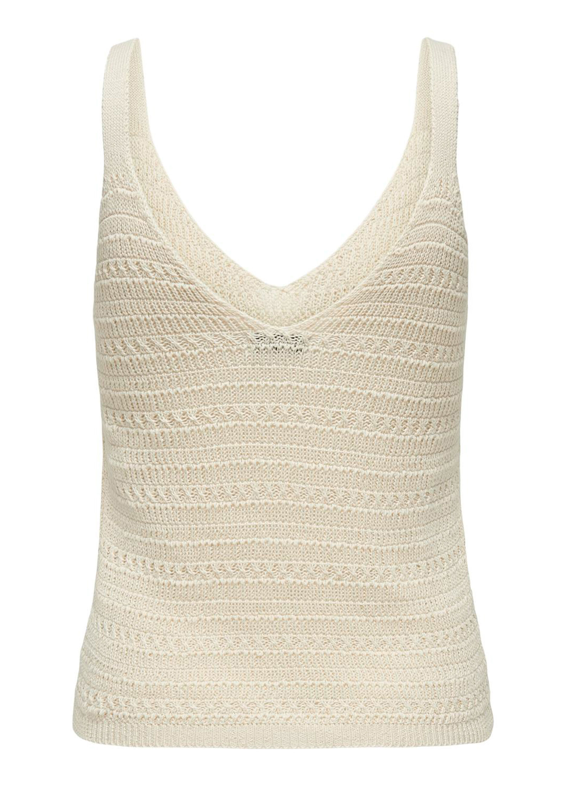 Top tricot in puro cotone donna_6
