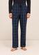 Pantaloni del pigiama in tela di cotone a scacchi uomo_1