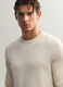 Maglione girocollo a maglia rasata uomo_2