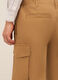 Pantaloni cargo over fit in cotone stretch uomo_2
