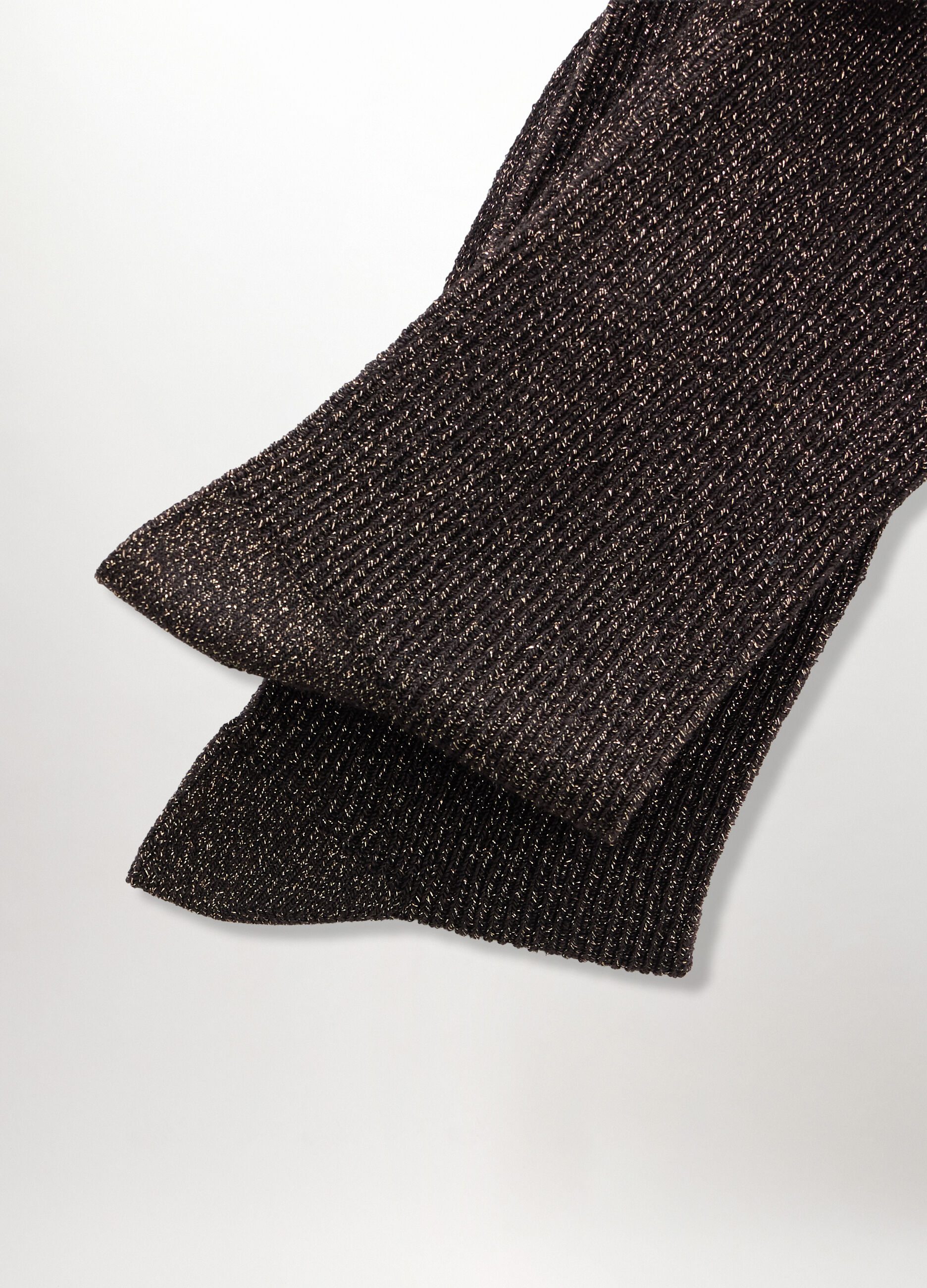 Calze midi in costina misto lyocell donna_1