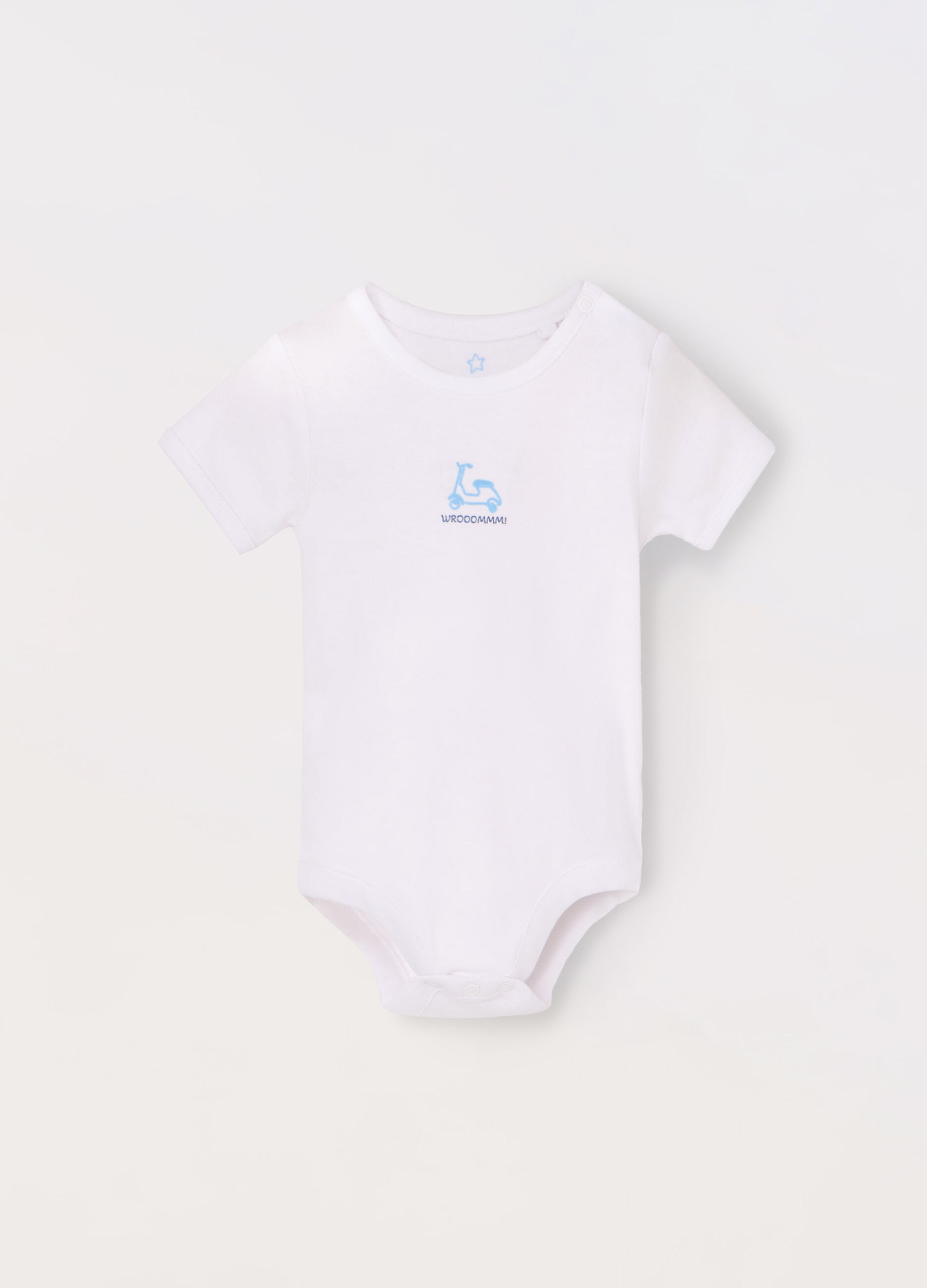 Body in puro cotone neonato