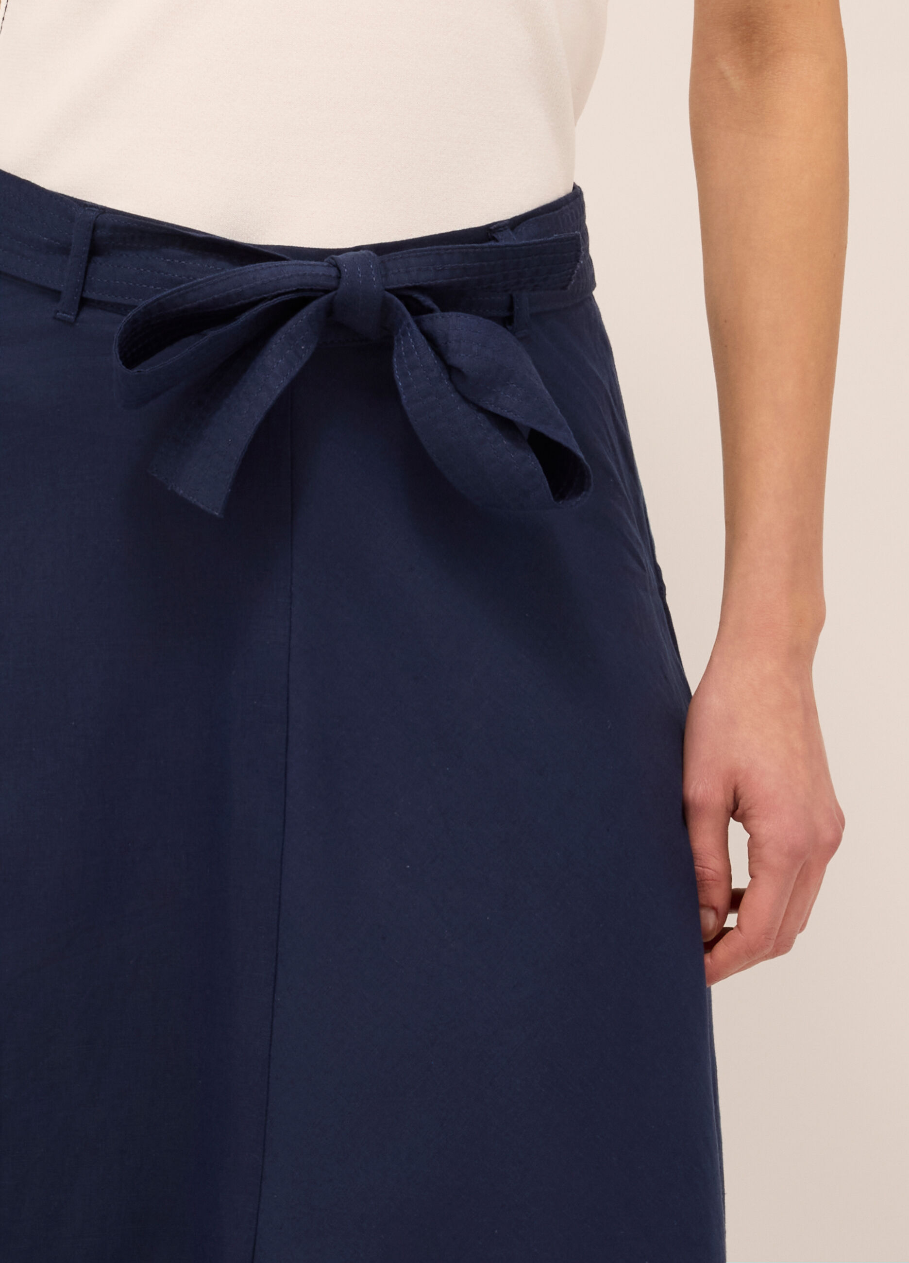 Gonna lunga misto lino donna_2