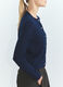 Cardigan girocollo rasato donna_3