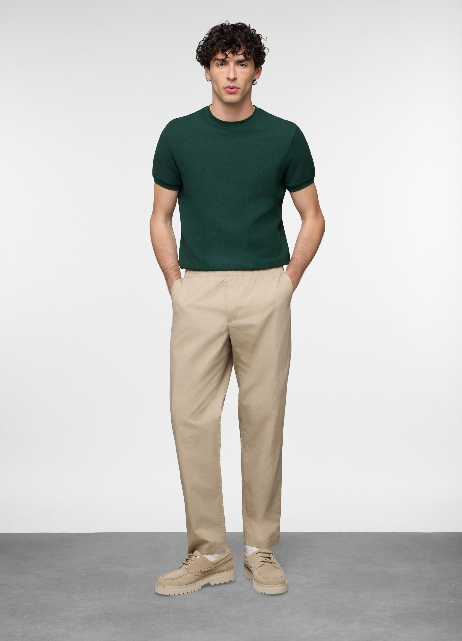 Pantaloni chino in cotone uomo_0