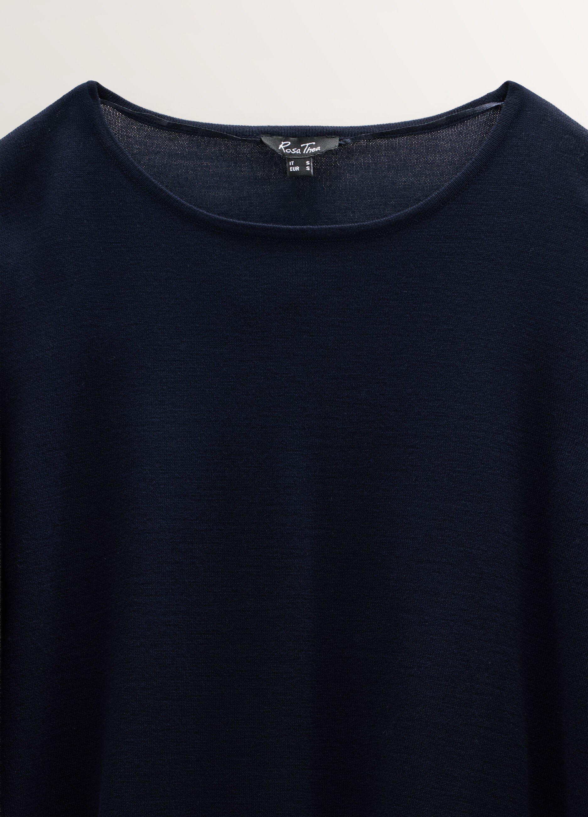 Maglia girocollo rasata donna curvy_2