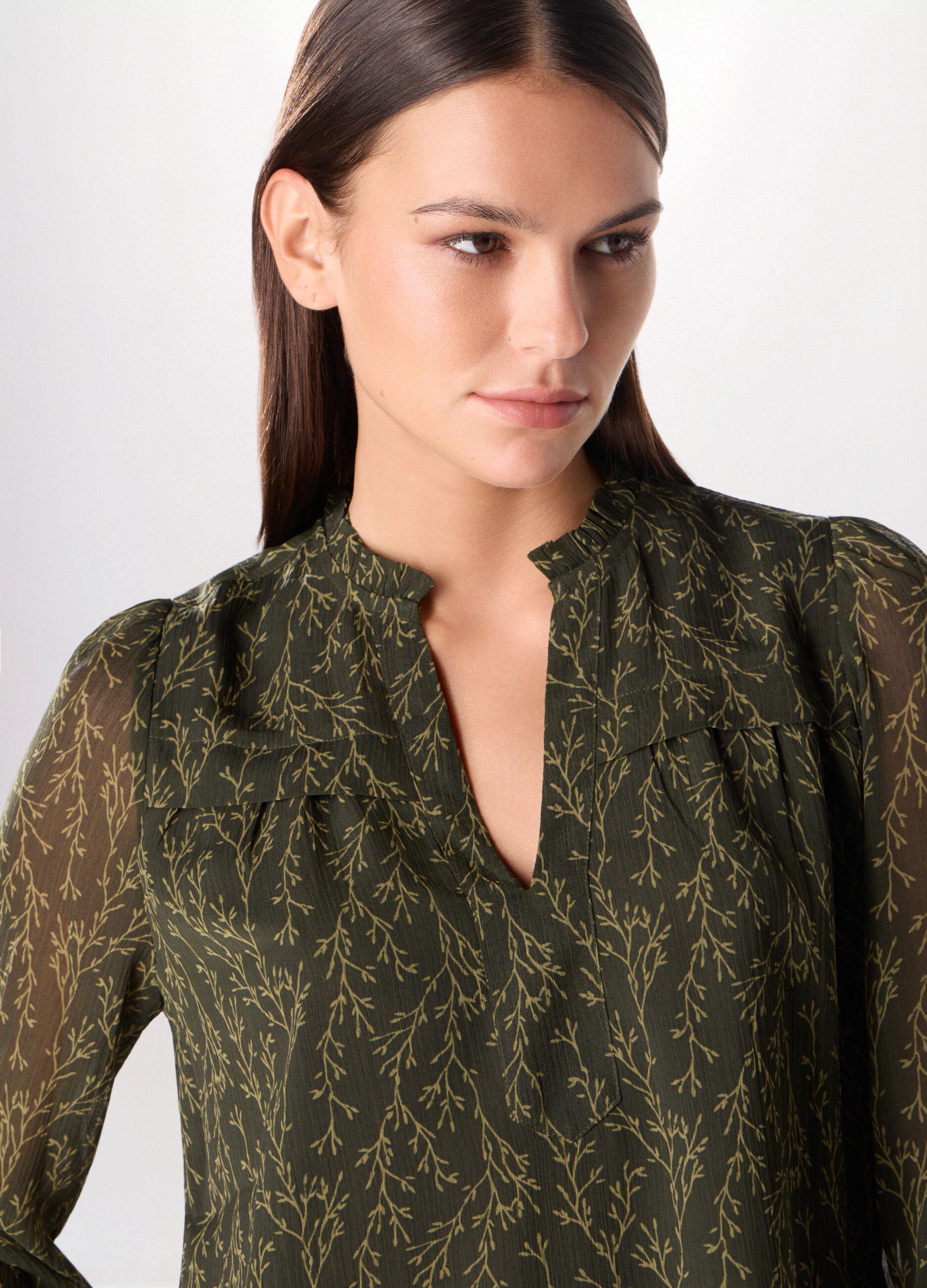 Blusa con stampa donna_2