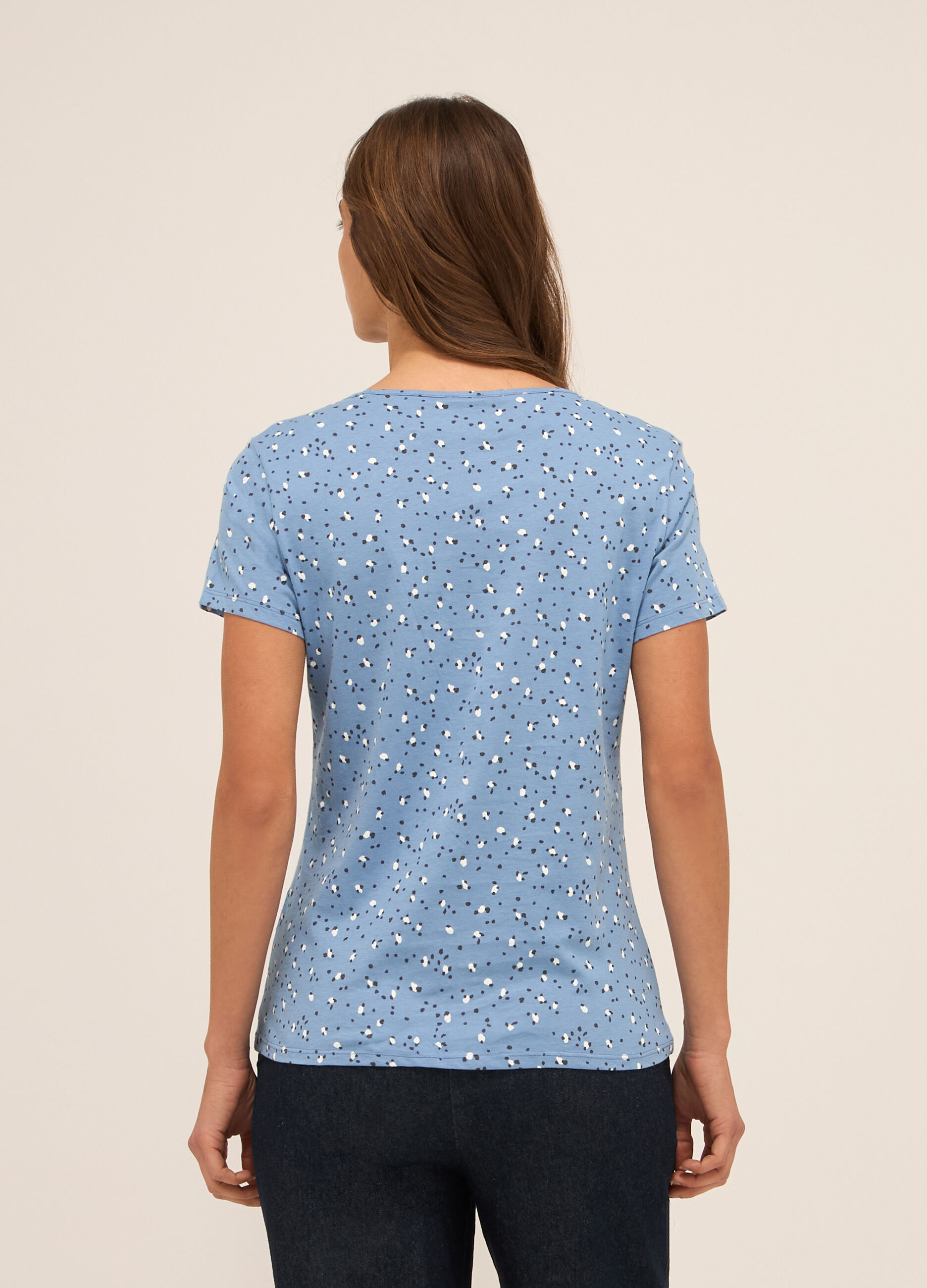 T-shirt in puro cotone donna_1