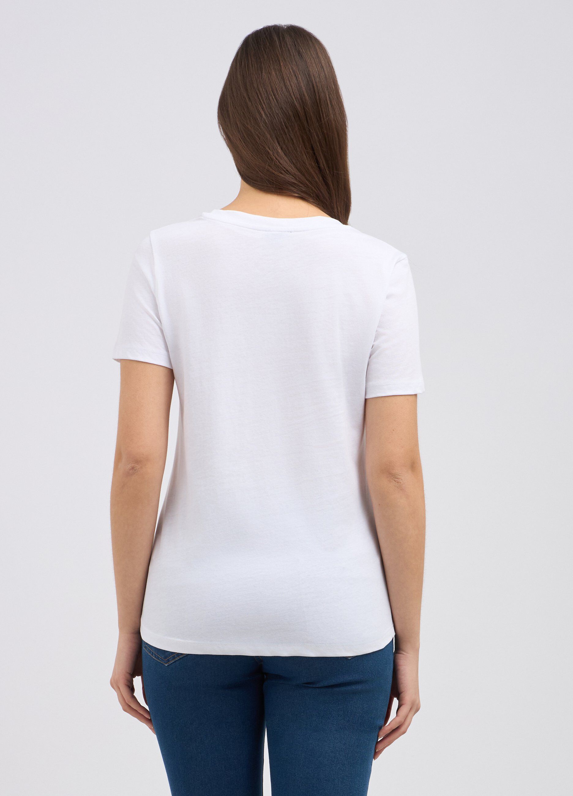 T-shirt in puro cotone donna_1