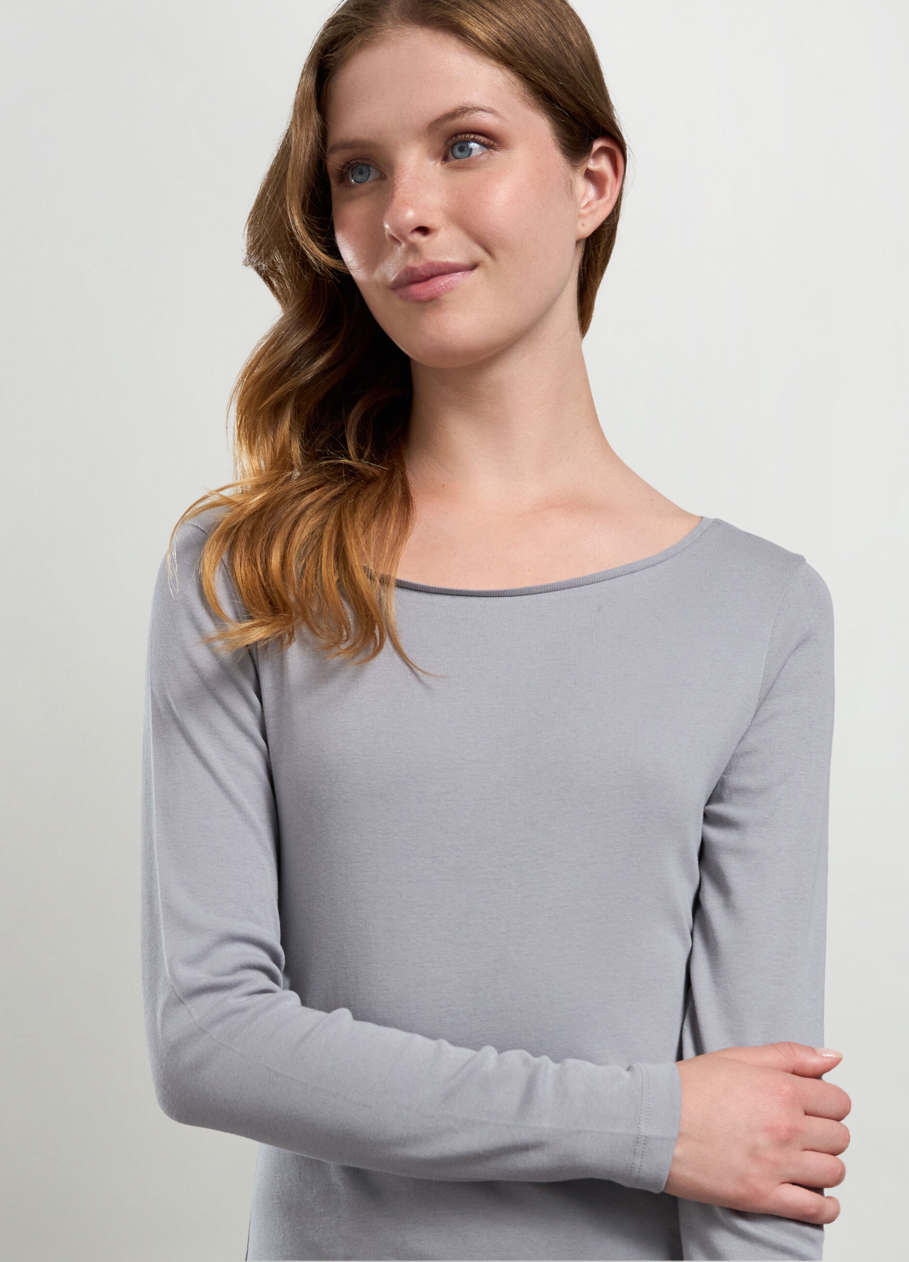 T-shirt in puro cotone donna_2