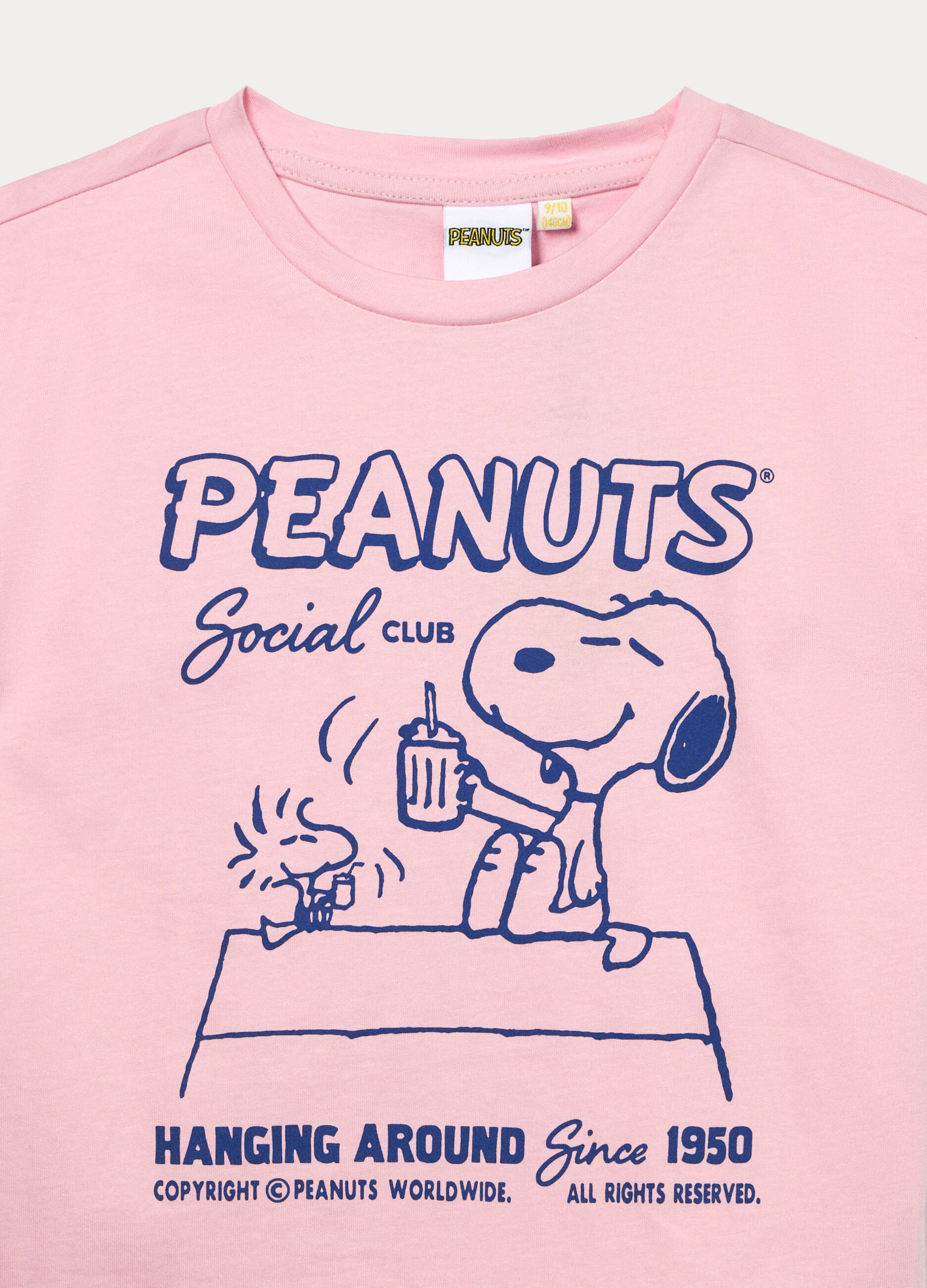 T-shirt Peanuts in jersey di puro cotone ragazza_2