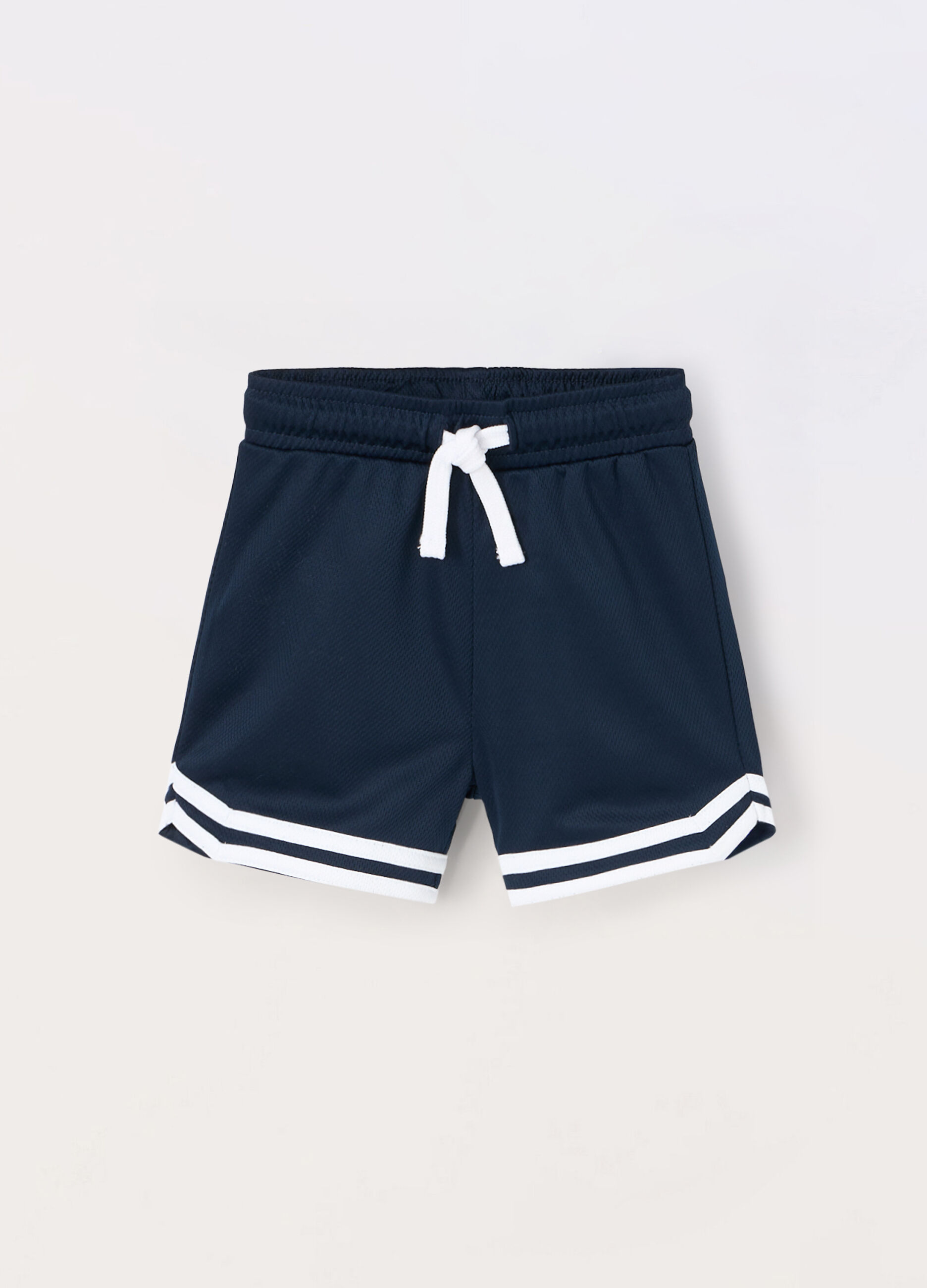 Shorts in tessuto mesh neonato
