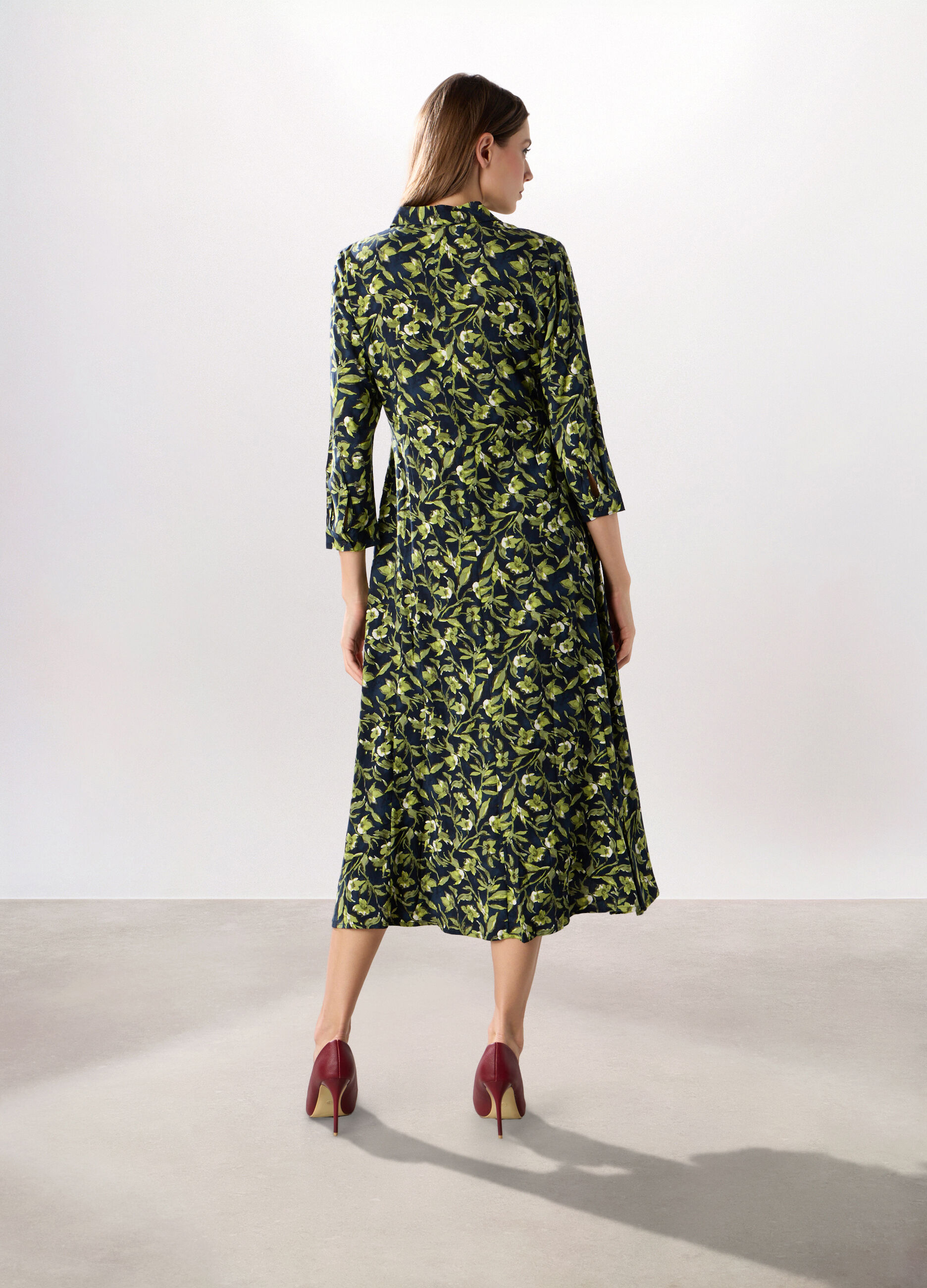 Abito lungo chemisier donna_1