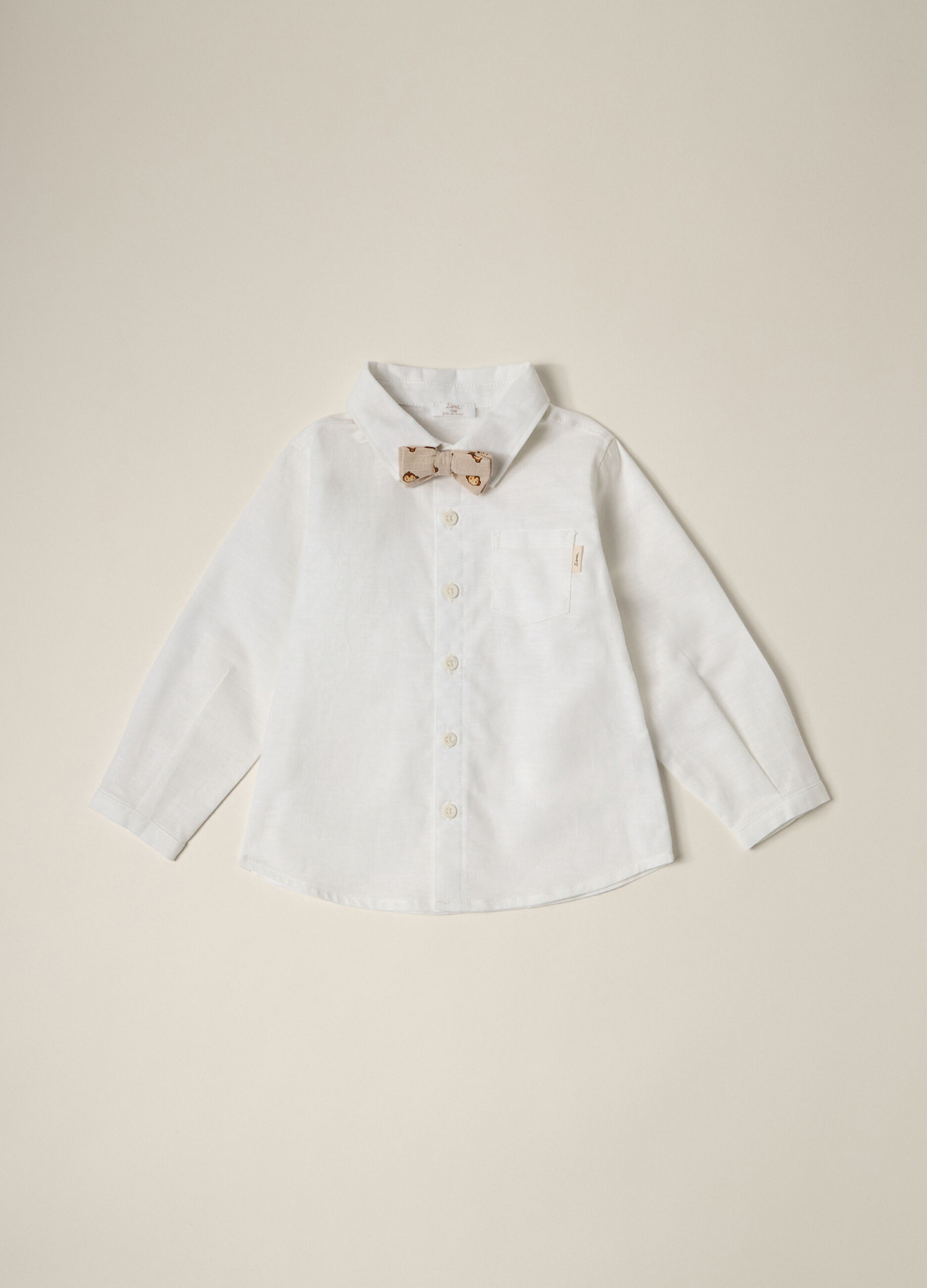 Camicia misto lino IANA neonato_0