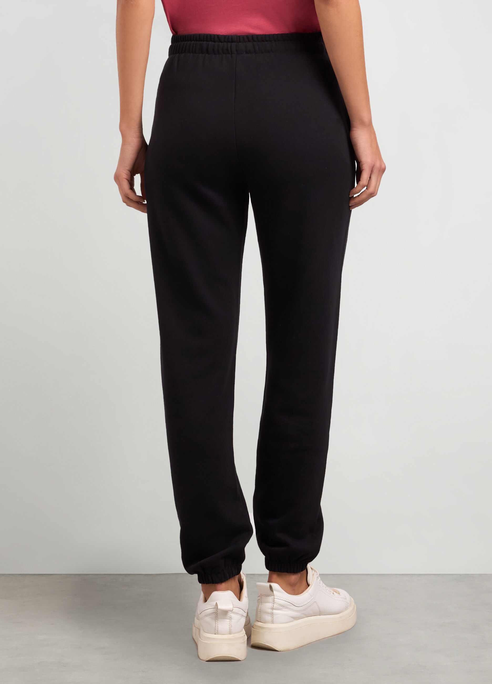 Joggers in felpa di puro cotone donna_1
