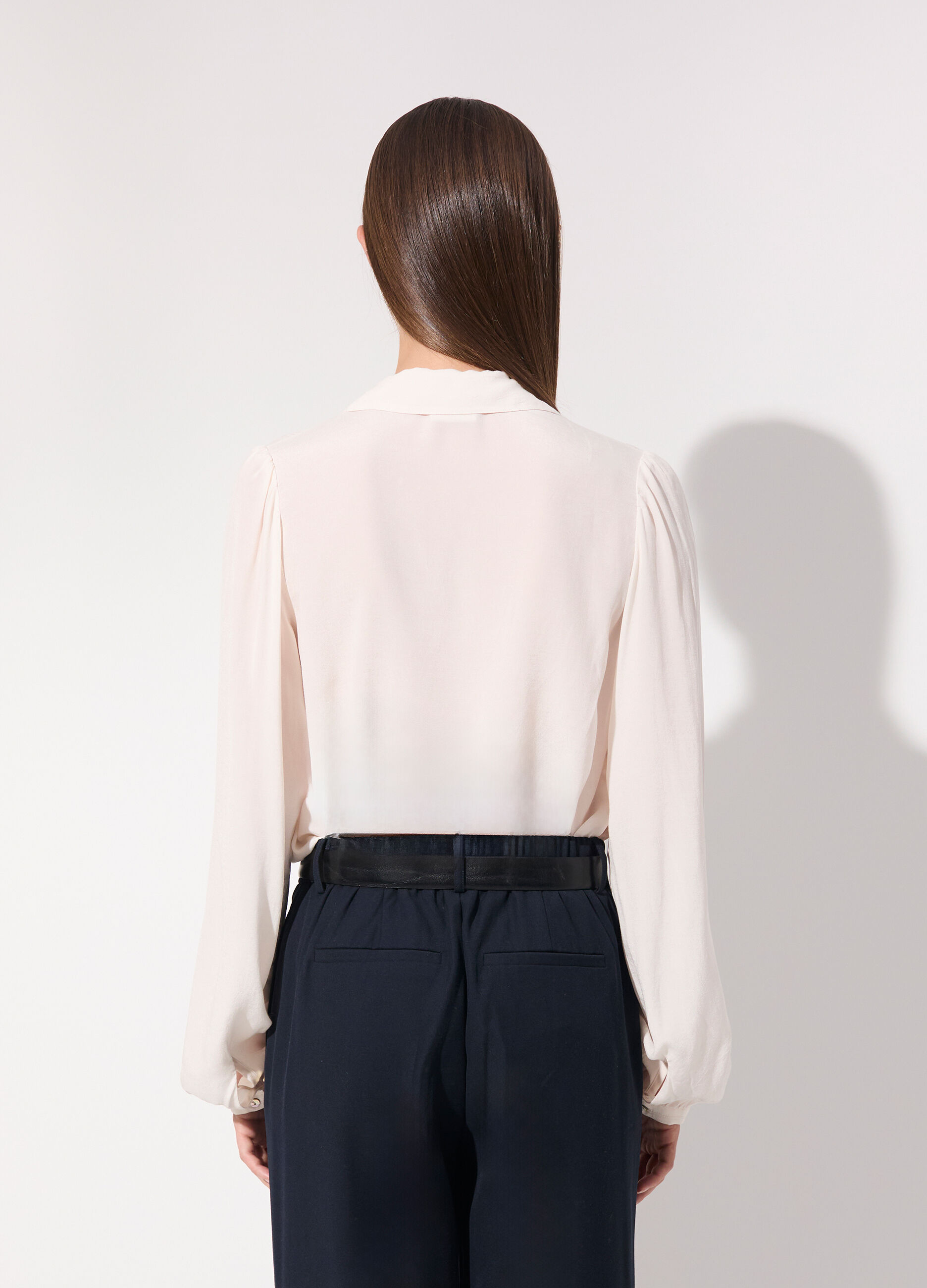 Camicia in viscosa a maniche lunghe donna_2