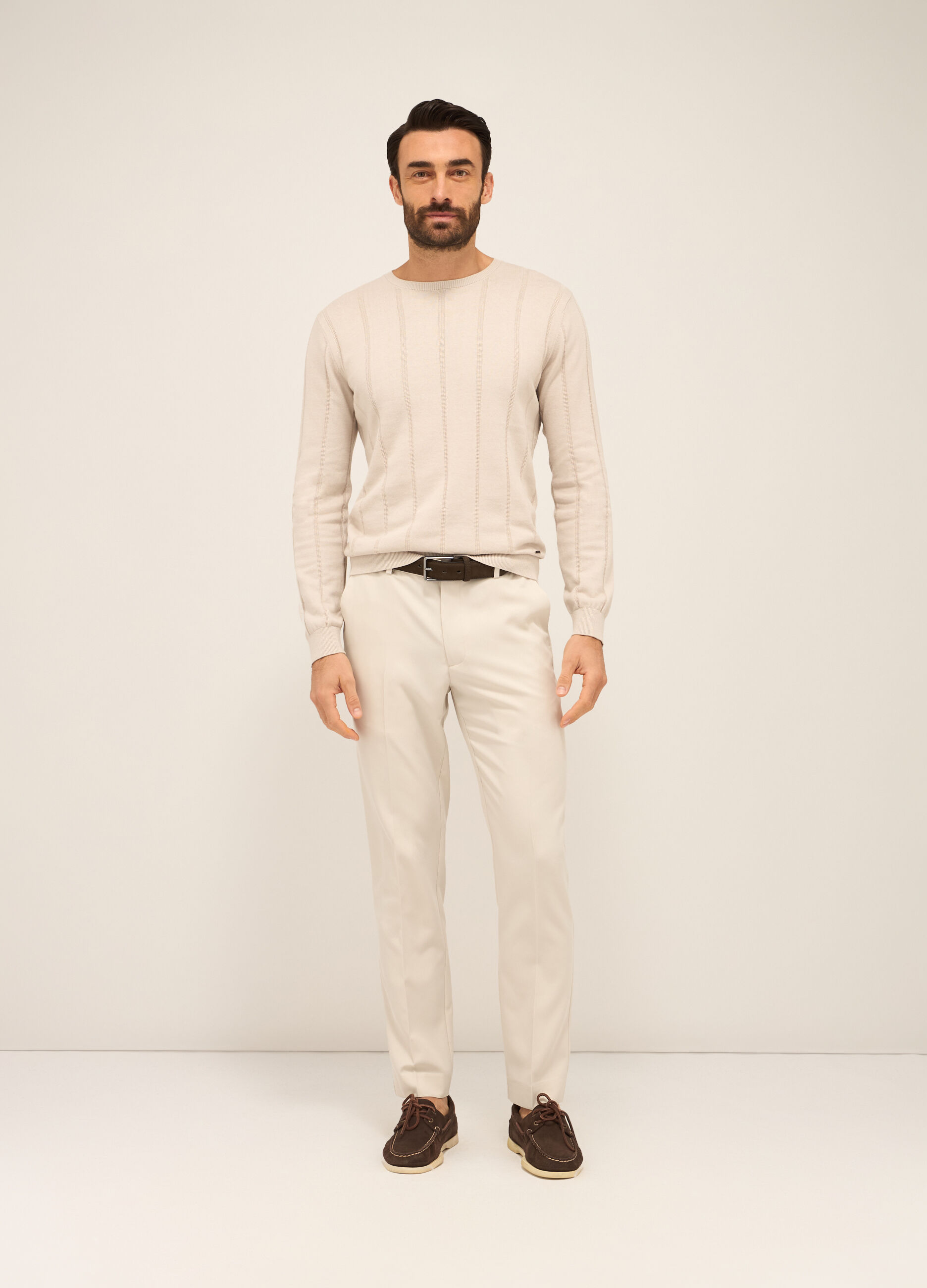 Pantaloni classici regular fit uomo_0