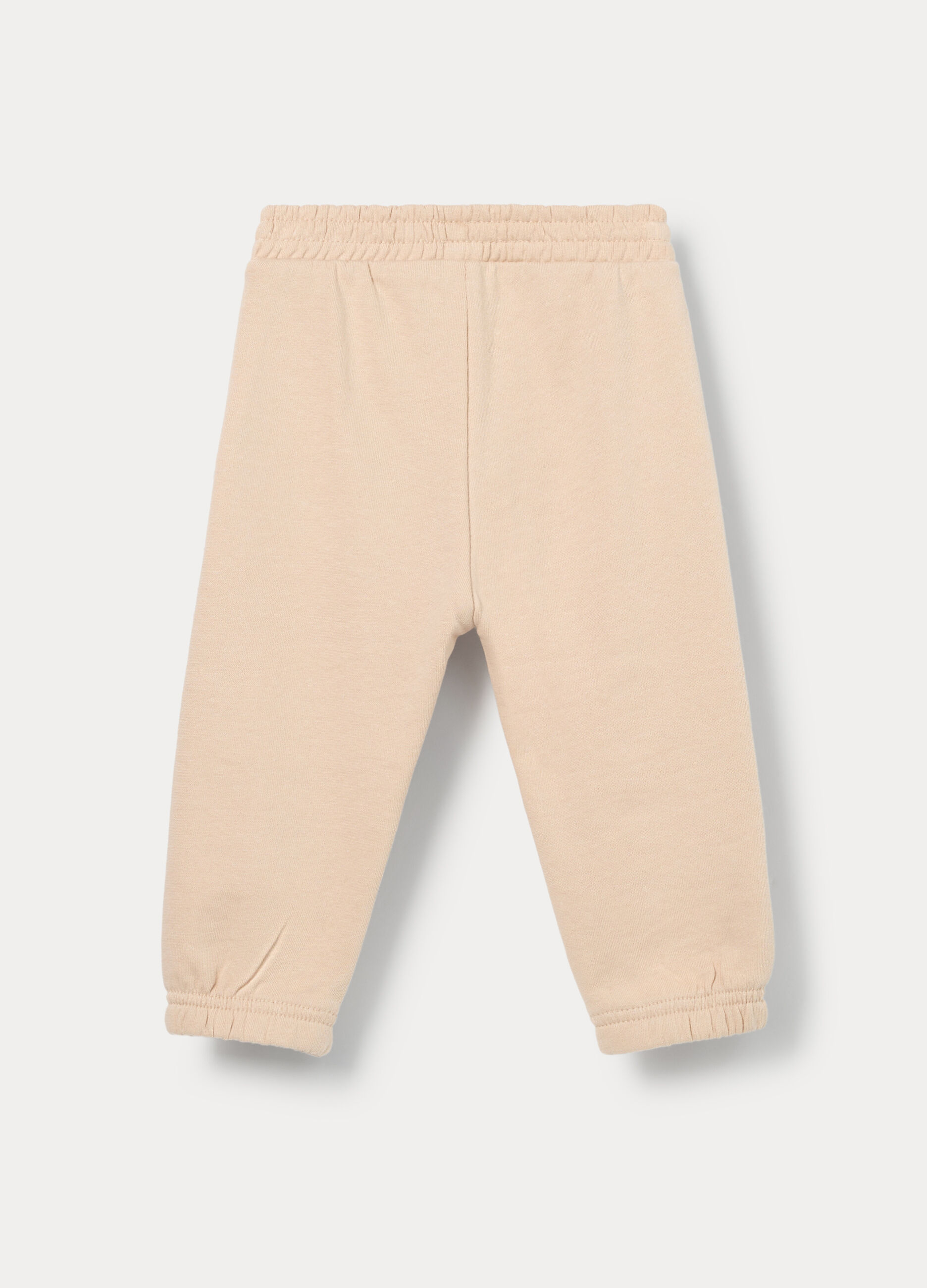 Jogger in french terry di puro cotone bimba_1