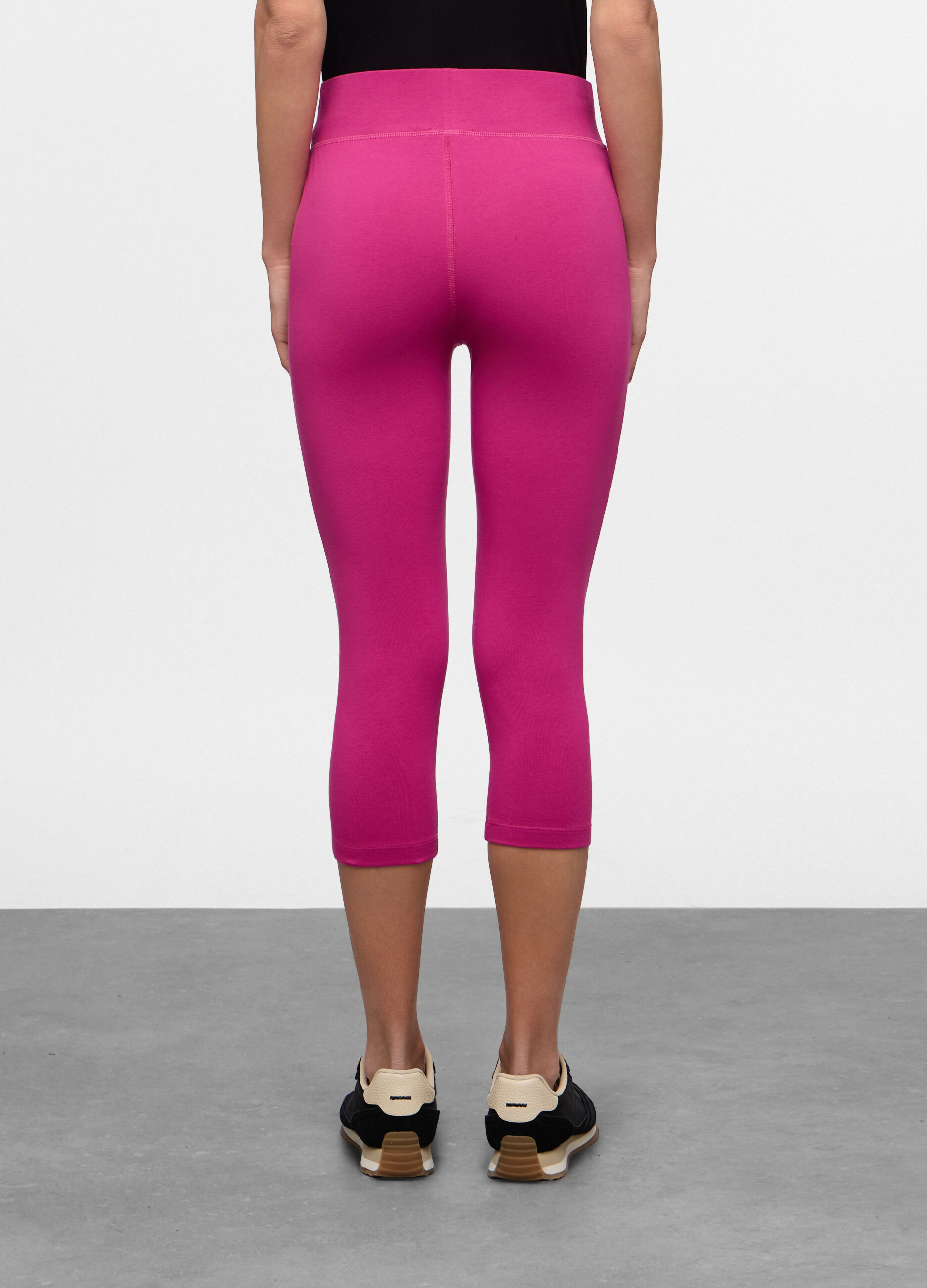 Leggings Capri Fit Skinny in jersey di cotone stretch donna_1