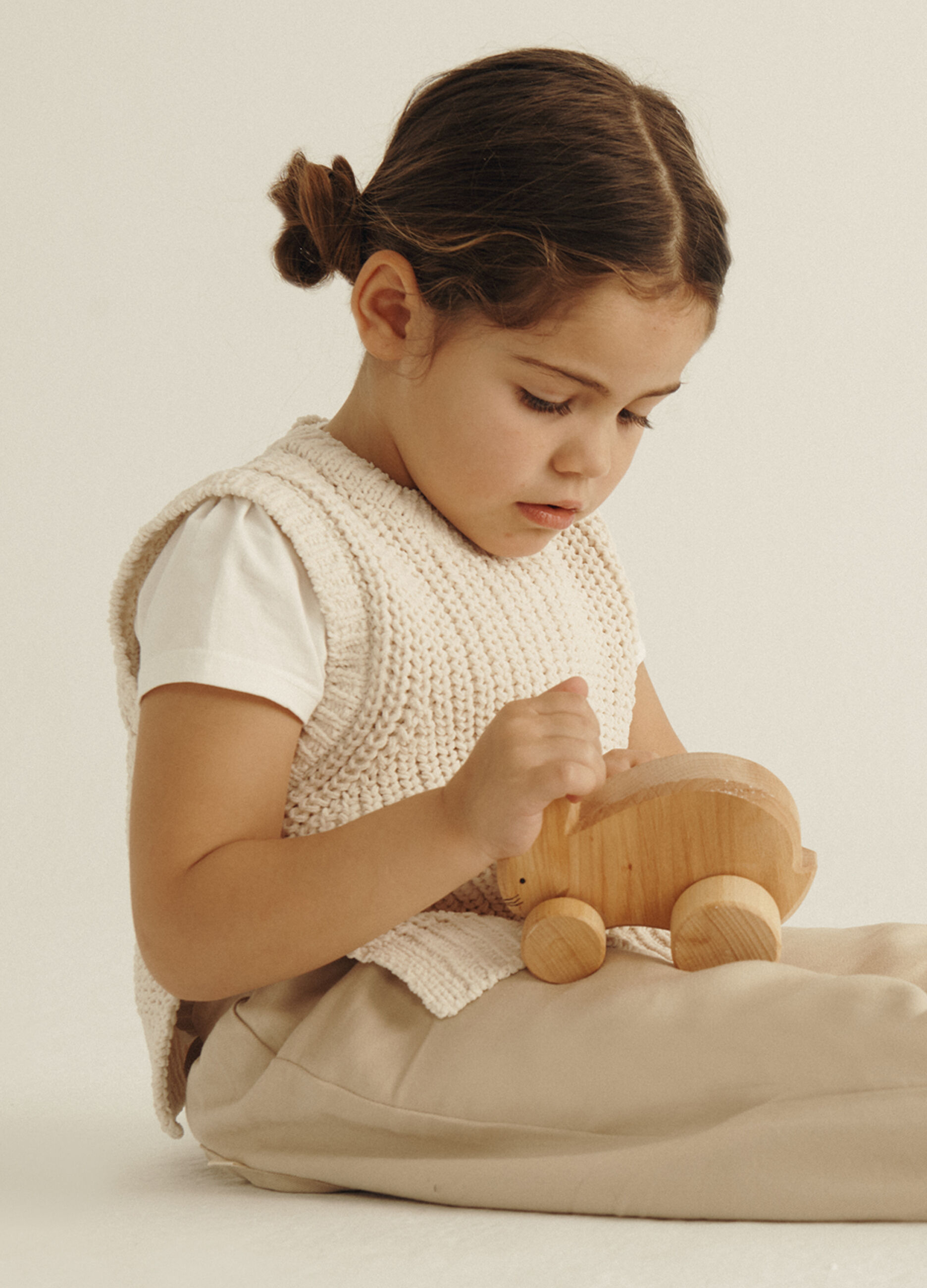 T-shirt in cotone stretch IANA neonata_0